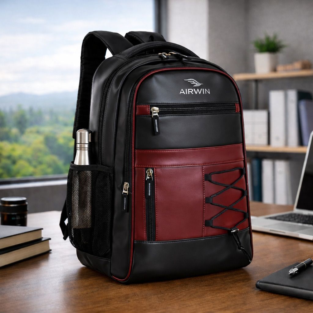 School Bag 25L for Boys Girls | Office Backpack for Men Women | Multi Pocket Waterproof School Bag-image-39