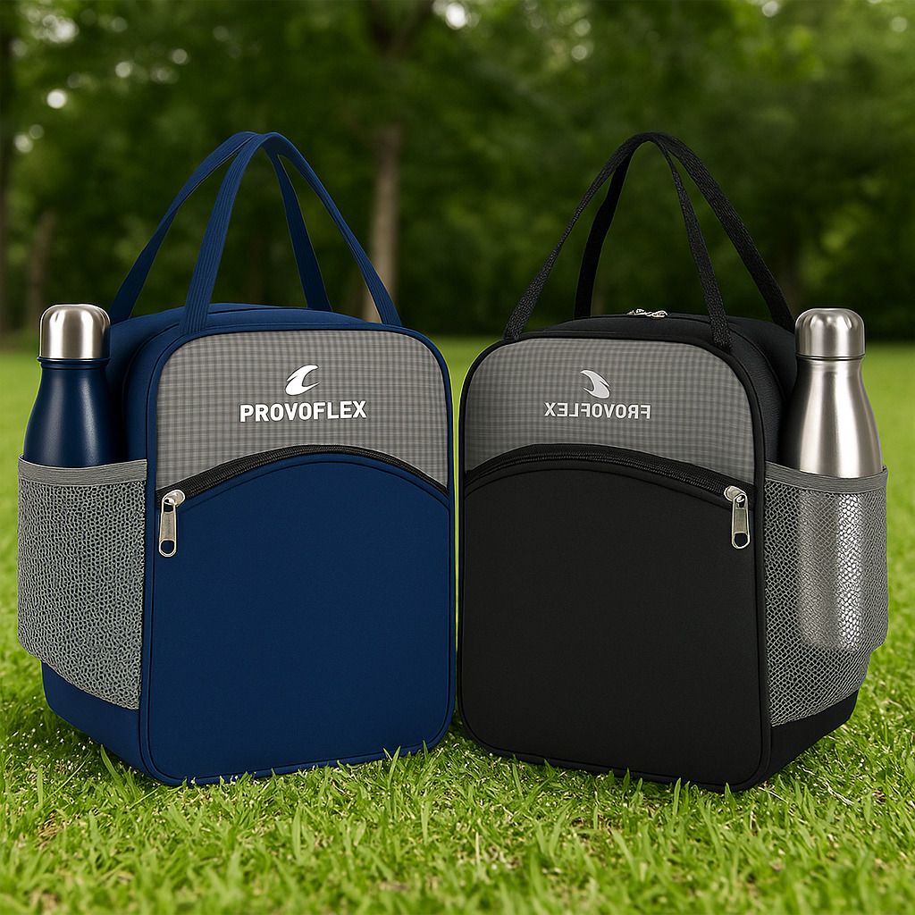 Lunch Bag Pack of 2 | Insulated & Leak-Proof Tiffin Bags for School & Work Waterproof Lunch Bag