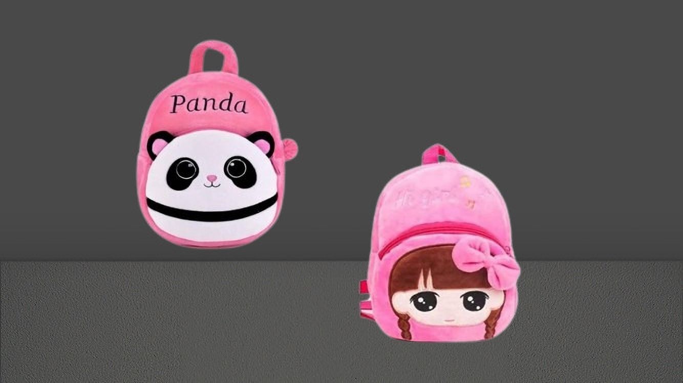 dystaarfit 38B Kids School Lunch Bag Hi Girls & Panda Pink Combo School Bag-picture-12