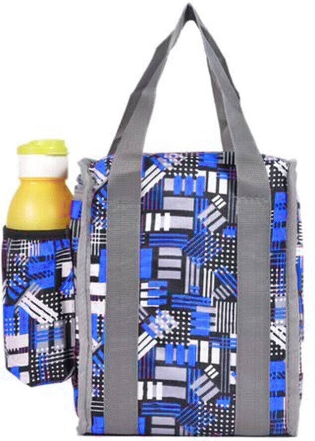 School and Office tiffin bags Lunch,Box,Bag,Lunch Box Bag Keep Food Hot and Warm For everyone Carrying Tiffin and Food Container | Stylish and Attractive Double zipper Bag | Return Gift For Men & Women (LunchBag.2023) Waterproof Lunch Bag-image-31