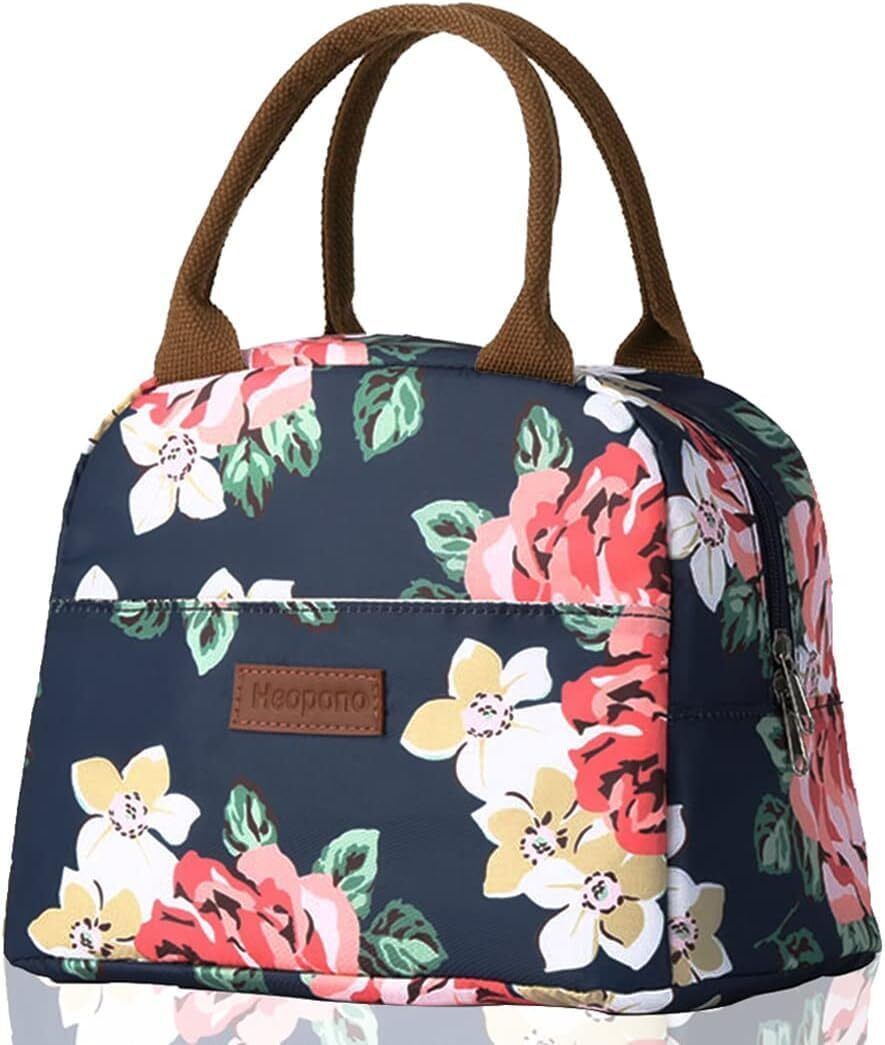 Insulated Lunch Bag for Women Office & School Tiffin Handbag for Lunch Box Waterproof Lunch Bag