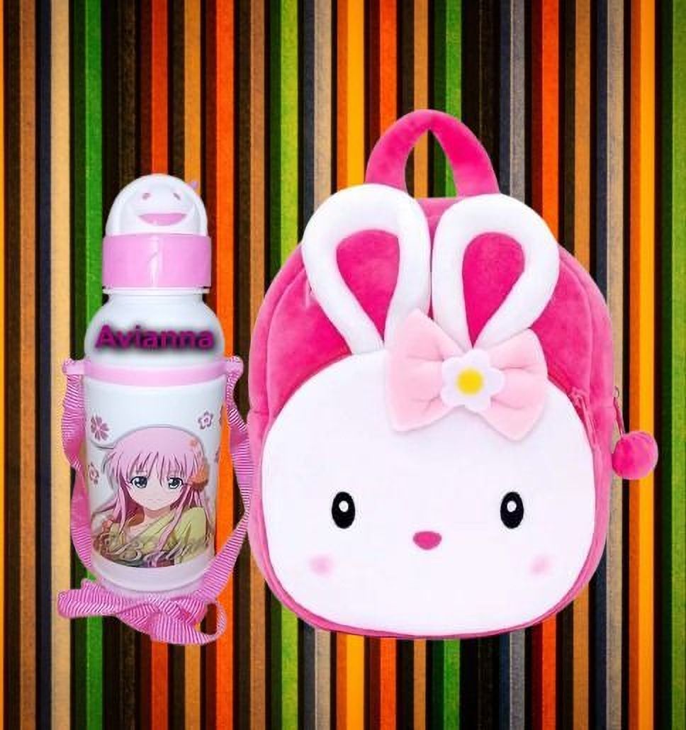 dystaarfit Konggi Kids School Bag Backpaks With Water Bottle Cartoon Design119 Backpack-picture-4