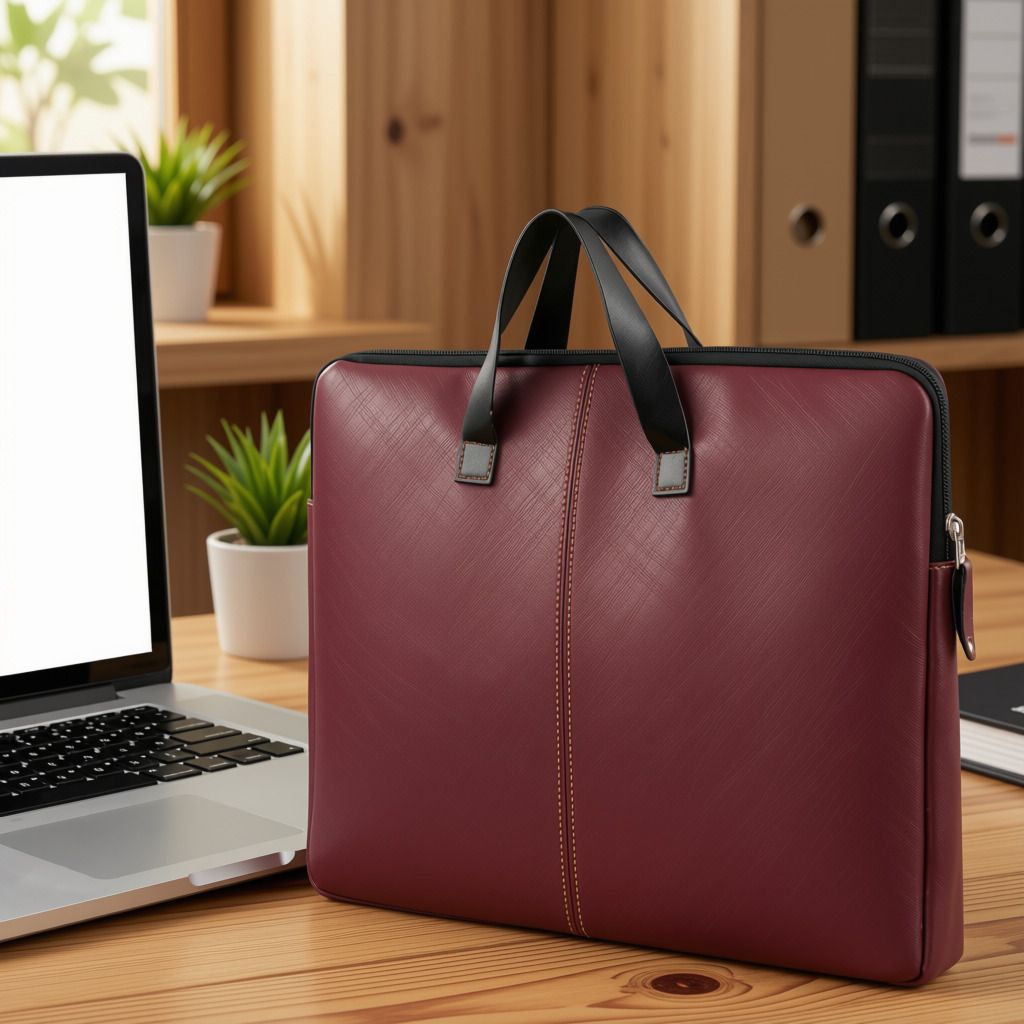 bagizmo Laptop Sleeve Bag for 15.6 Inch Laptop Water Resistant PU Leather Waterproof Laptop Sleeve/Cover-picture-14