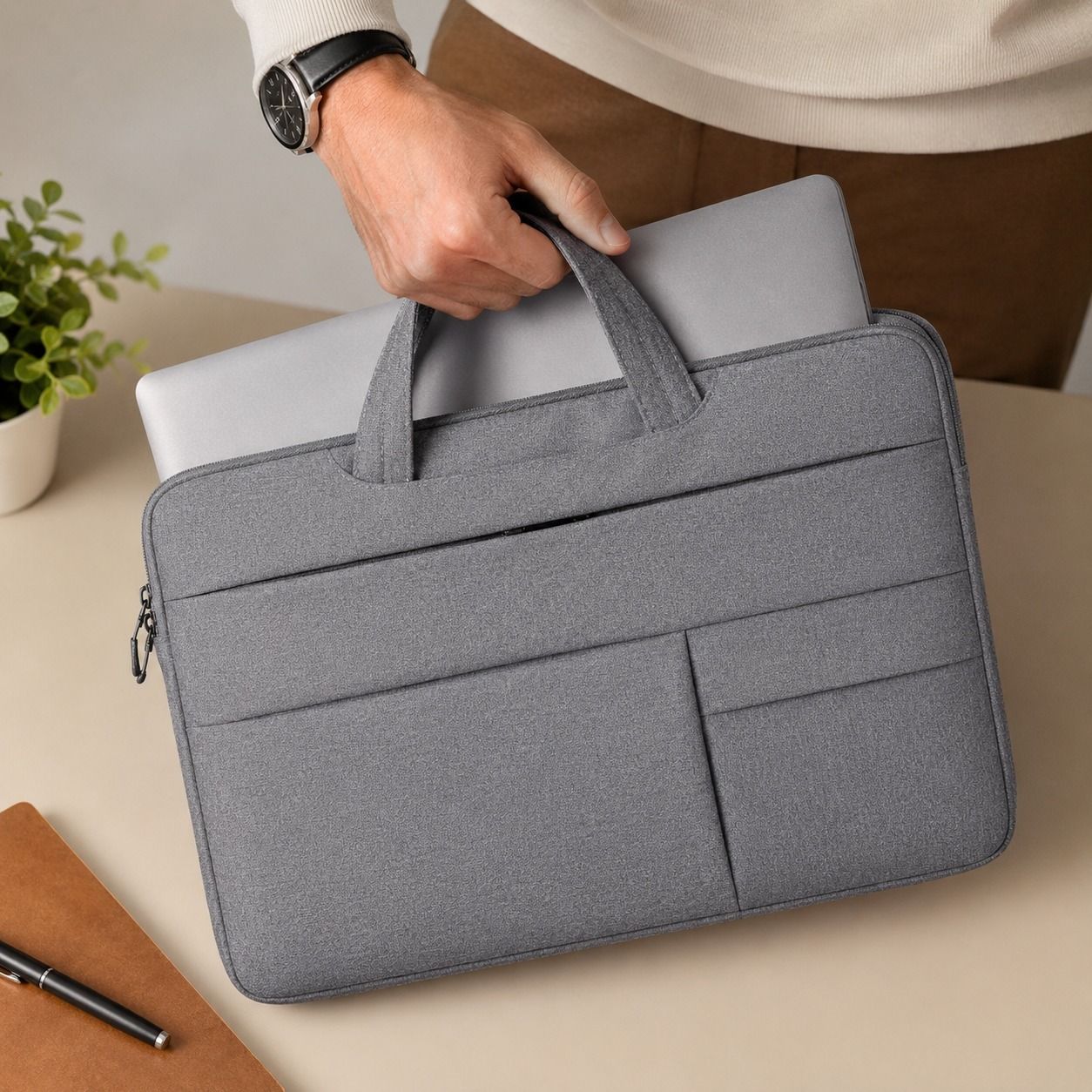 dezivo Laptop Bag Sleeve for 15.6 Inch Laptop Case Cover Pro, Laptop Bag (DE100) Waterproof Laptop Sleeve/Cover-picture-39
