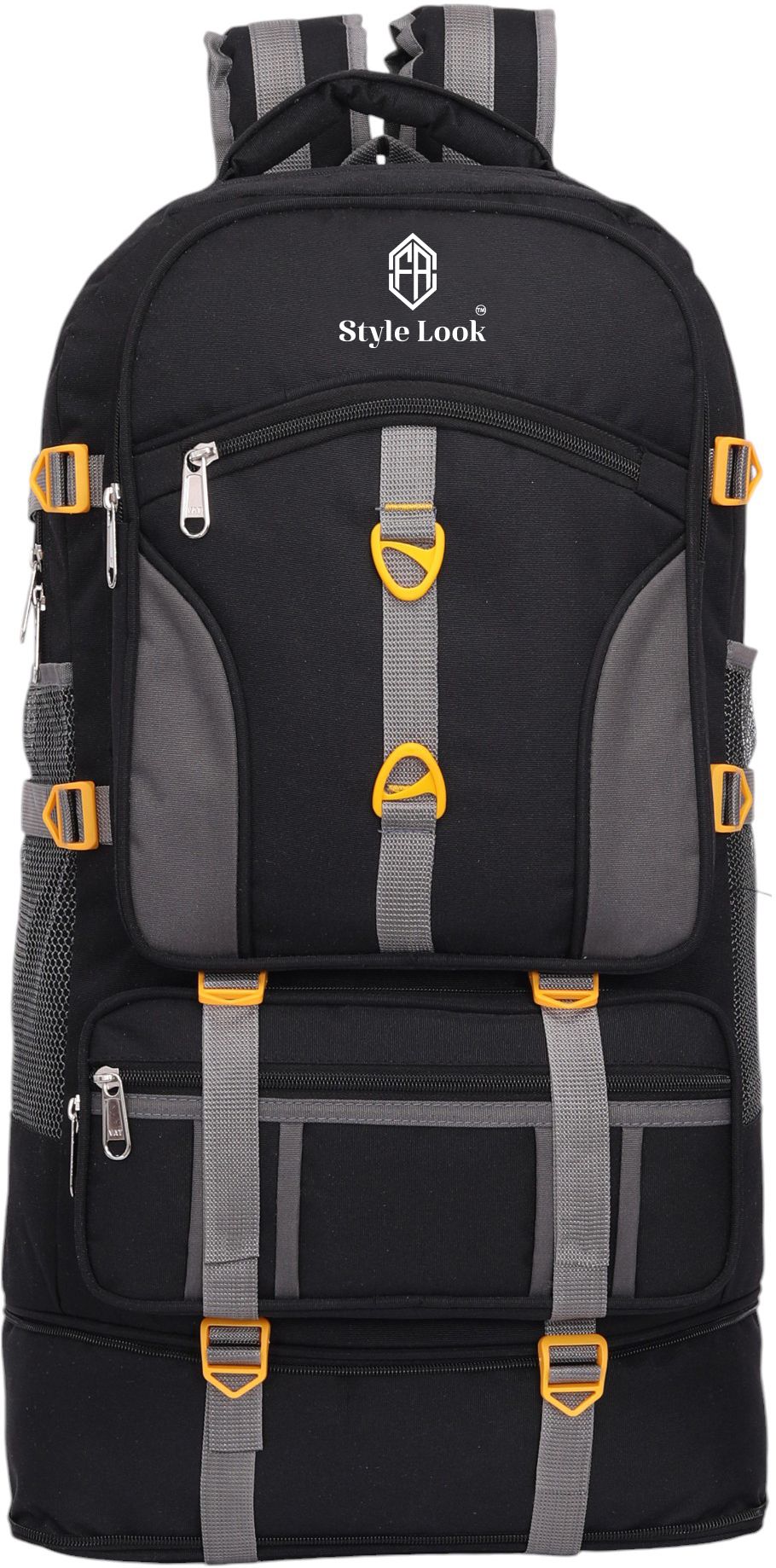 Large 90 L Laptop Backpack Trakking bag and hikking ,rucksack travel bag for MEN luggage bag 75L(NBLUE)