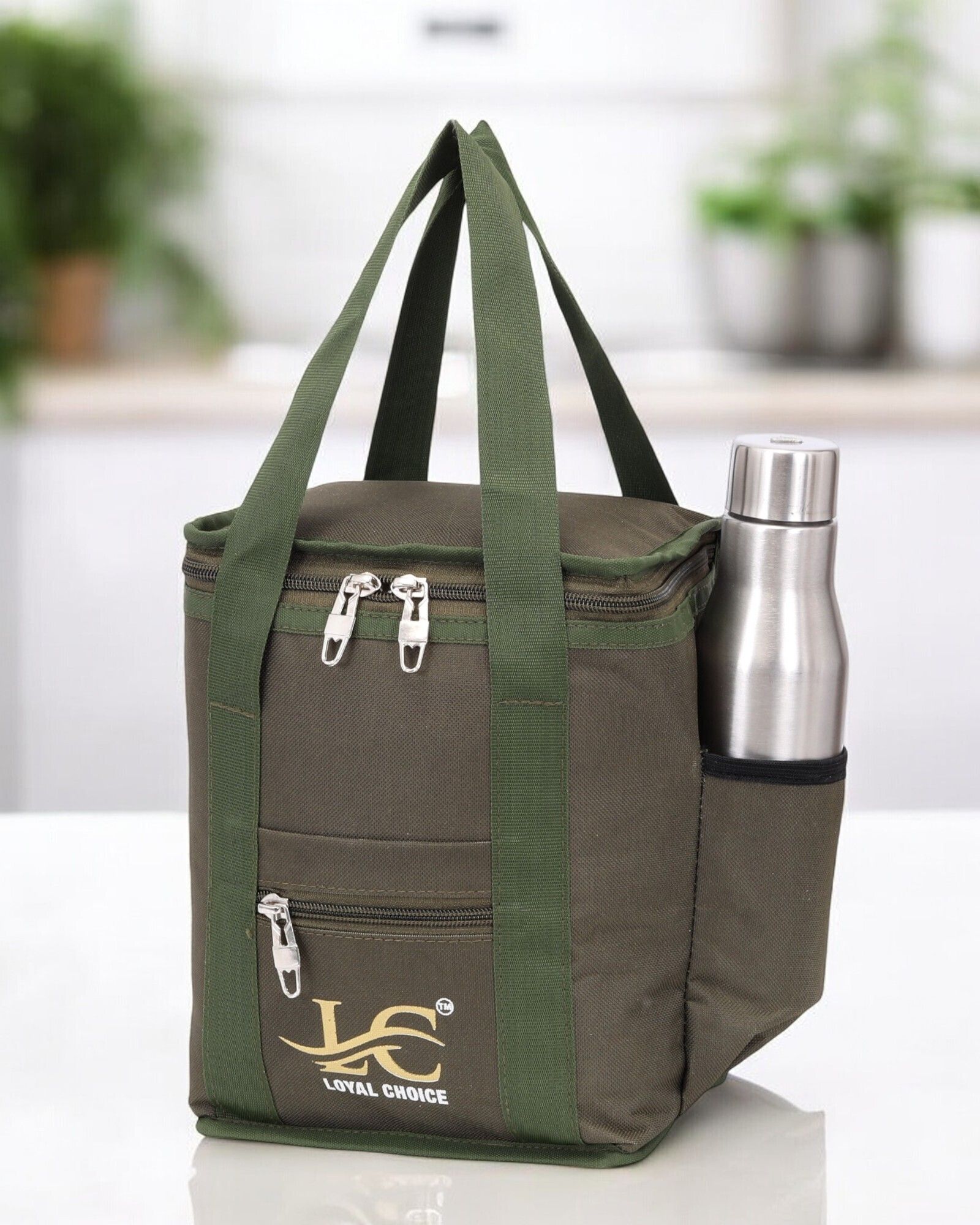 loyal choice Lunch bag for men school tiffin bag 7L MEHNDI Waterproof Lunch Bag-picture-23