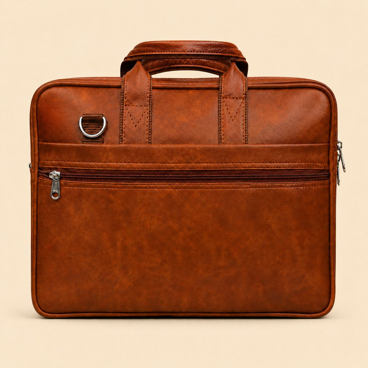 Executive Office Laptop Bag for Men | PU Leather Business Briefcase Waterproof Messenger Bag-image-33