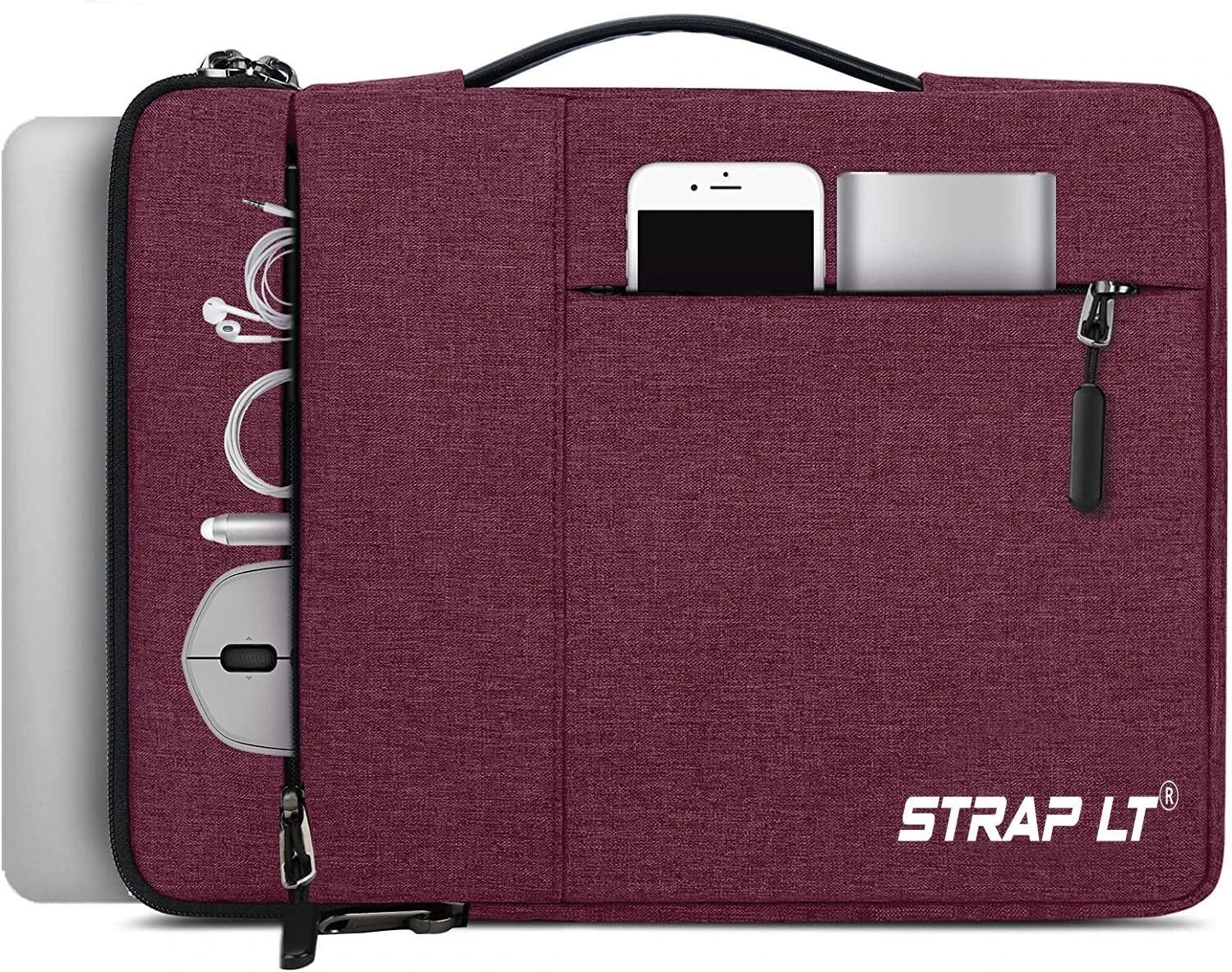 straplt Laptop Sleeve Case 15.6-16 Inch Waterproof Bag Tablet Handle Laptop Bag Waterproof Laptop Sleeve/Cover-picture-35