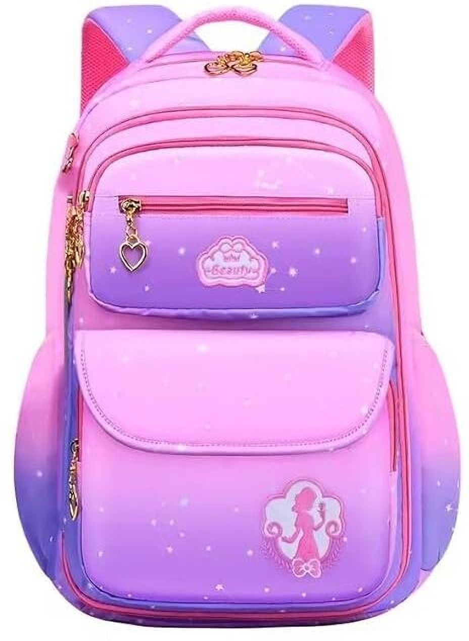 Backpack for Girls Waterproof Backpack Princess School Bag College Bag for Girls Waterproof Backpack-image-3