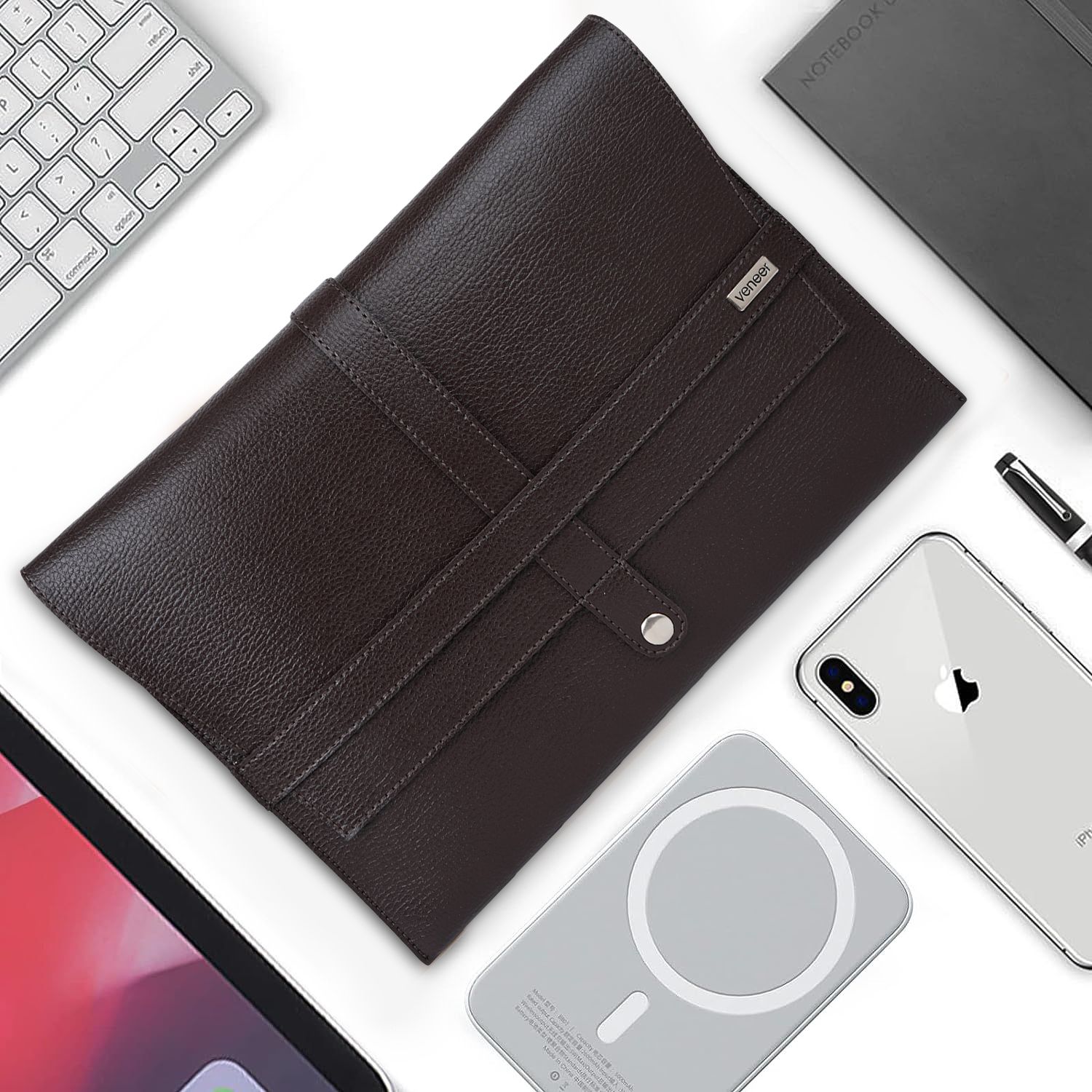 veneer Classy Vegan leather MacBook Laptop Sleeve For 14.6-15 In Pro Case Cover Waterproof Laptop Sleeve/Cover-picture-28