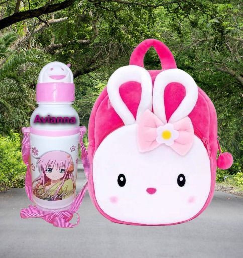 avianna Konggi Kids School Bag Backpaks With Water Bottle Cartoon Design61 Backpack-picture-19