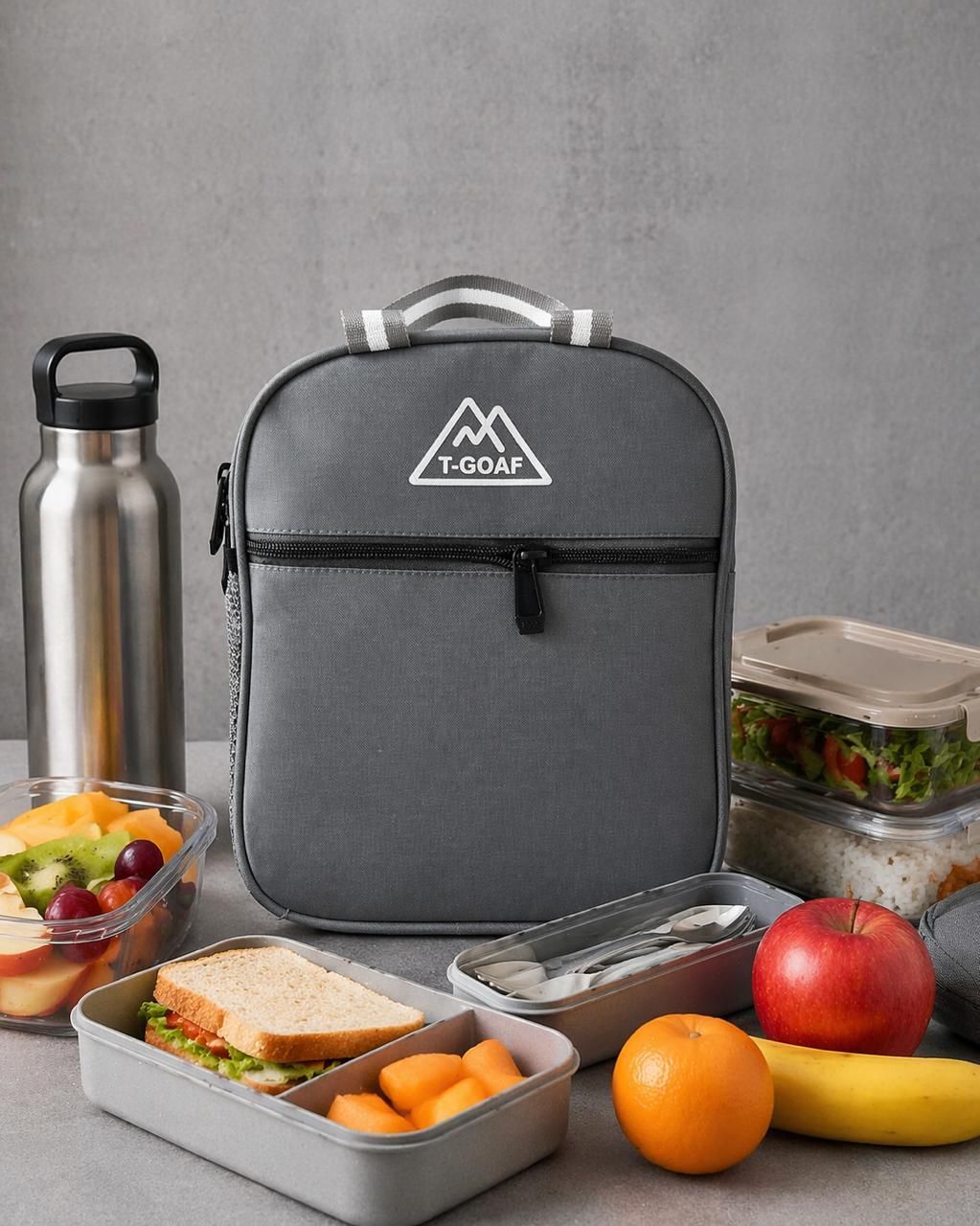 Smart Insulated Lunch Bag for School, College, University & Office Waterproof Lunch Bag-image-40