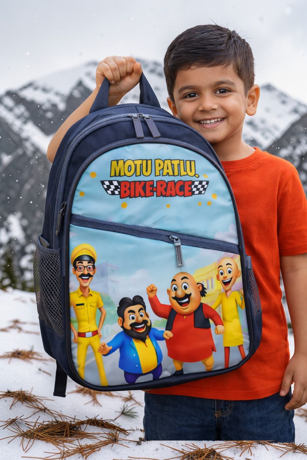 School bag for boys and Girls Class Nursary to 1st std Waterproof Backpack-image-19