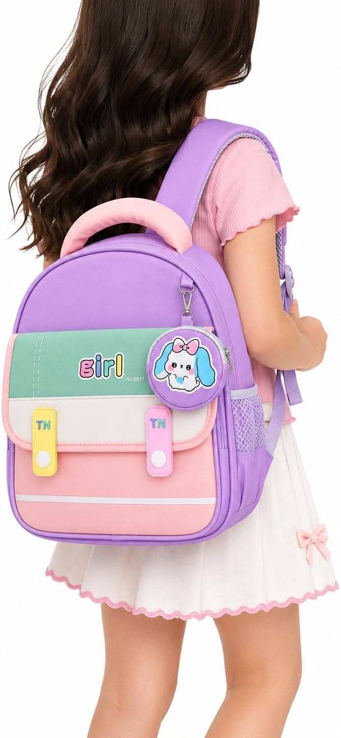 elri Premium Korean Bag for Girls Waterproof Backpack-picture-19
