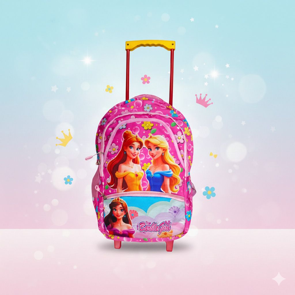 genio BARBLE Girls, Kids, Unisex, School Bag 18 INCH Waterproof Trolley-picture-25