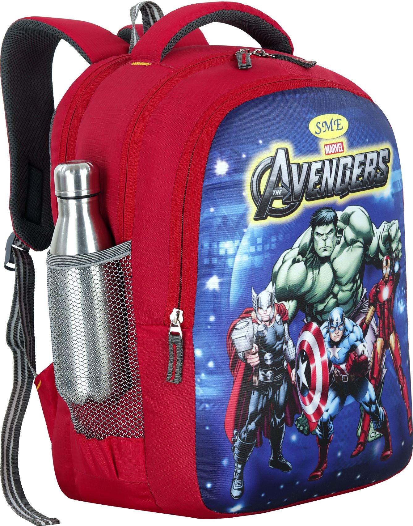 Avangers 47cm For 1st/2nd/3rd/4th & 5th class Lightweight school Bag Boys/Girls Waterproof Backpack-image-15