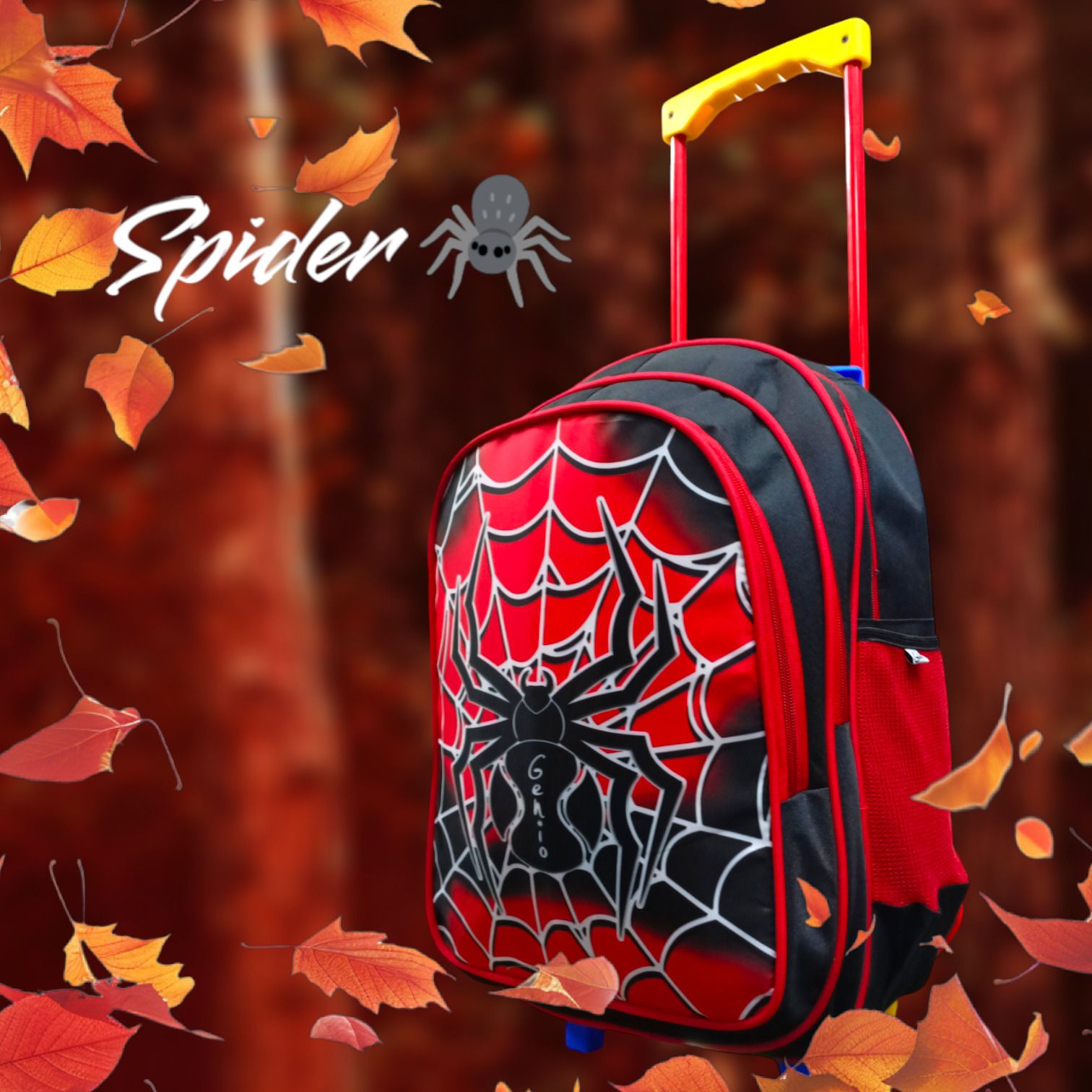 SPIDER School Kids Trolley Bag Waterproof Trolley ( 40 L ) 18 INCH Waterproof Trolley