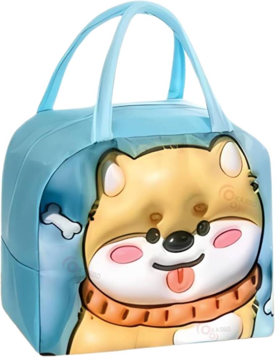 house of common 3D Style Navy Space Design Insulated Lunch Bag for Keep Meals Fresh Cute Waterproof Lunch Bag-picture-19