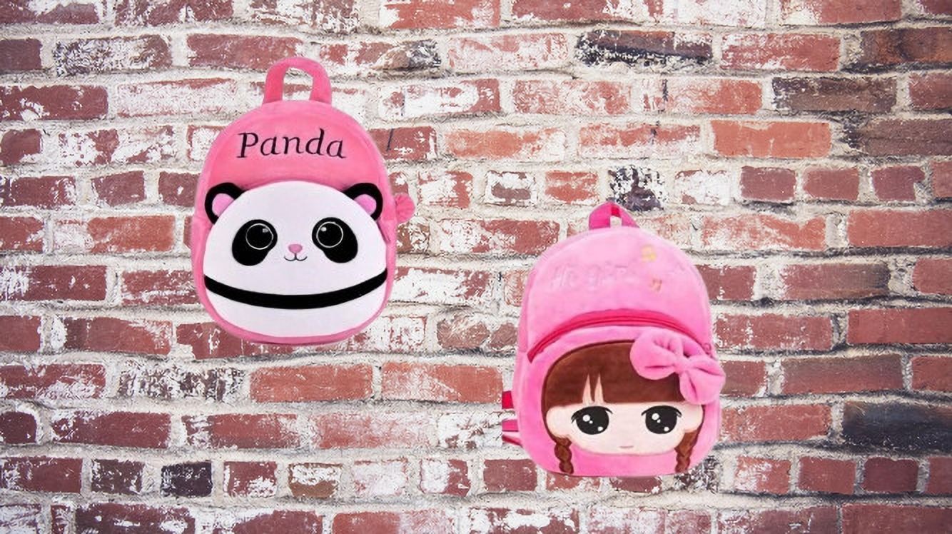 dystaarfit 40B Kids School Lunch Bag Hi Girls & Panda Pink Combo School Bag-picture-10