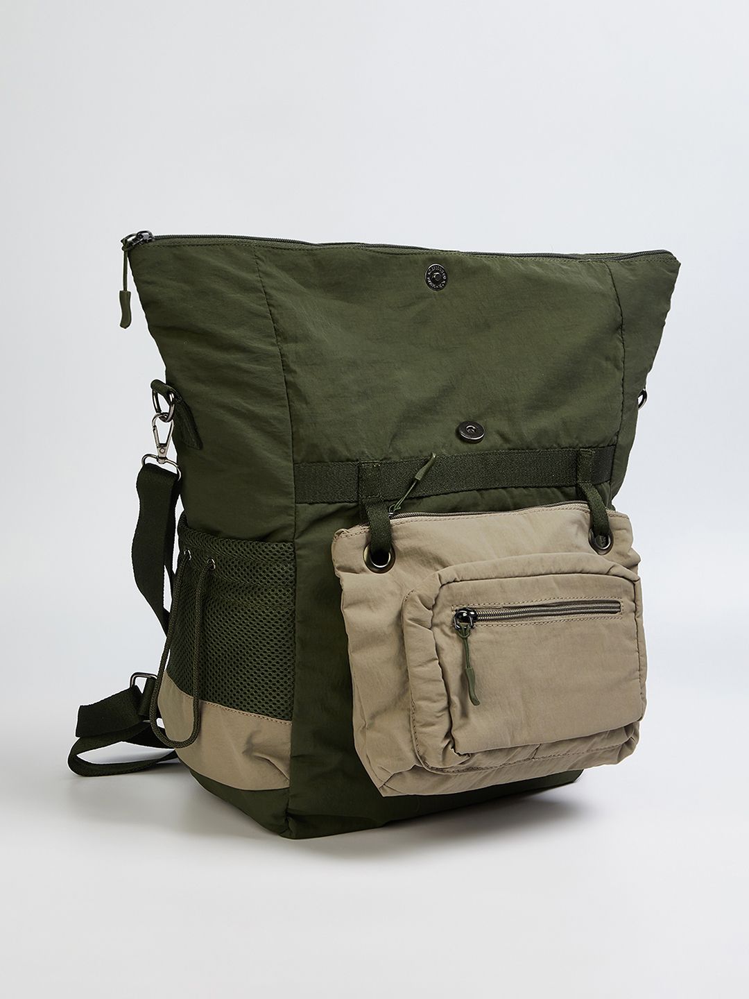 Women Colourblock Backpack Backpack-image-35