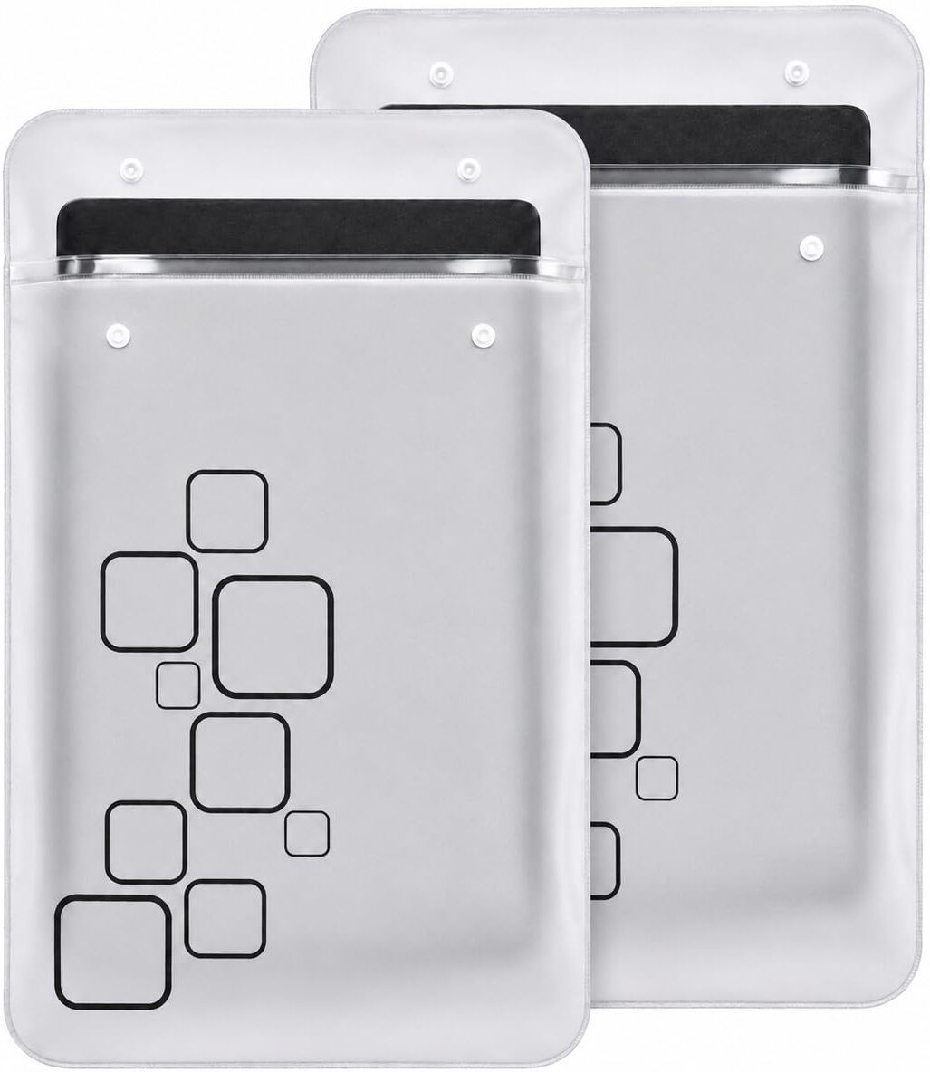 2PCS Waterproof Laptop Sleeve Pouch with Zipper & Button Closure Waterproof Laptop Sleeve/Cover-image-2