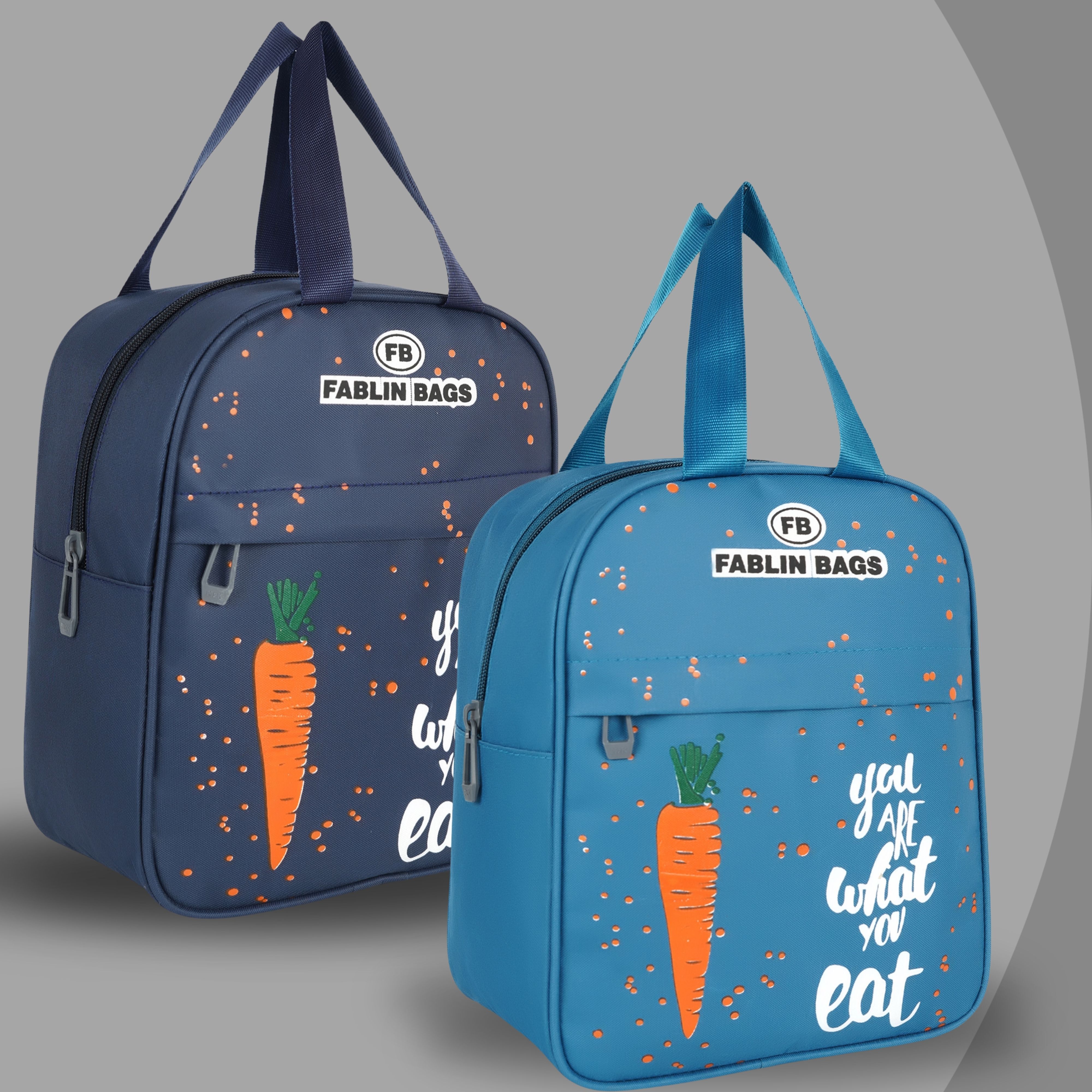 EasyCarry Printed Lunch Bag for Office & School – Pack of 2 Waterproof Lunch Bag-image-2