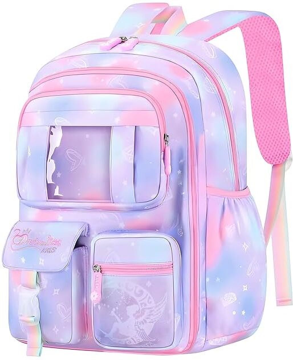 trexee School Backpacks for Girls Stylish Bags for Kids 7-12 Years Old Cartoon Waterproof School Bag-picture-28