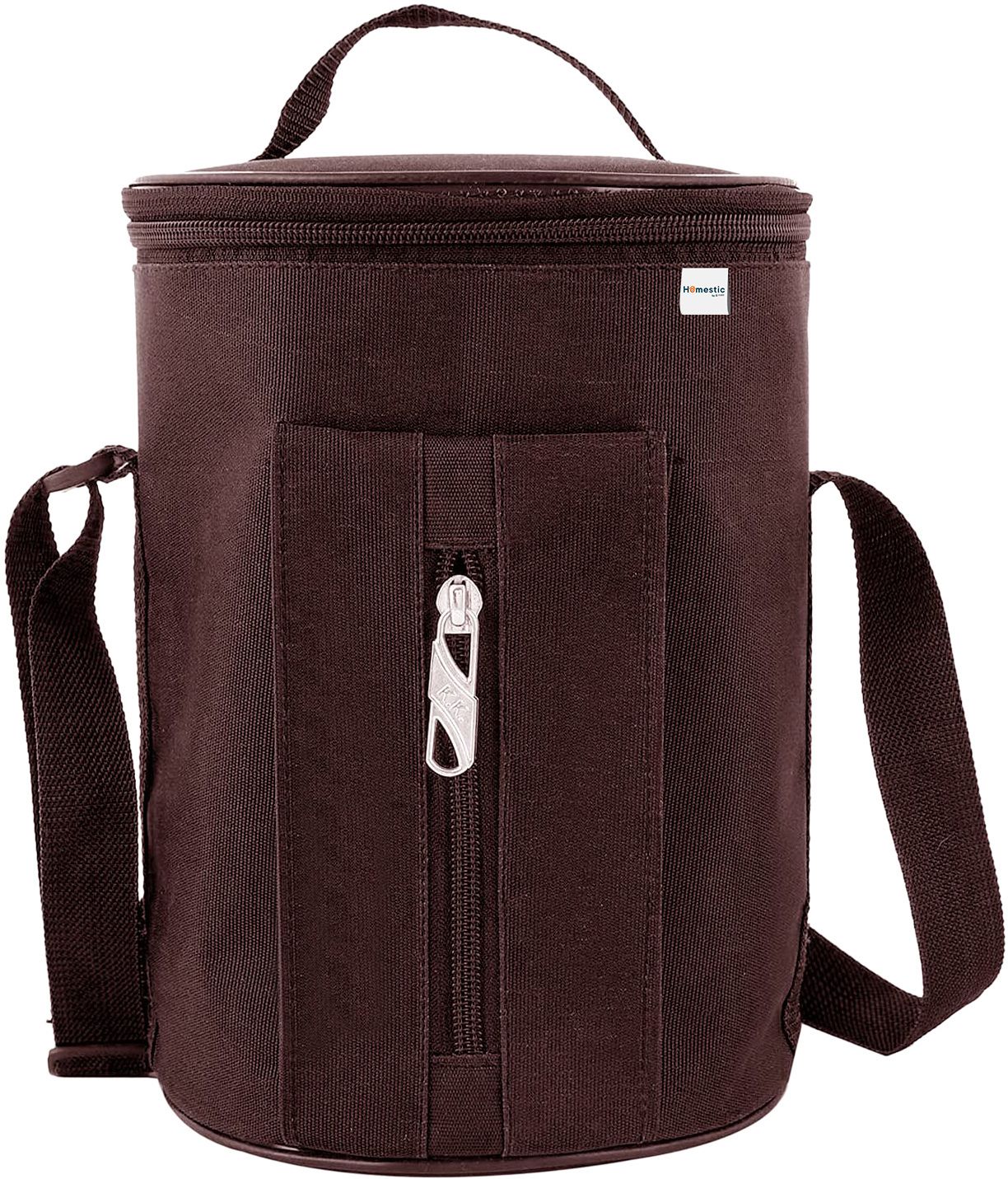 Canvas waterproof Adjustable Strap Lunch Bag with One Small Zip Pocket Waterproof Lunch Bag-image-37