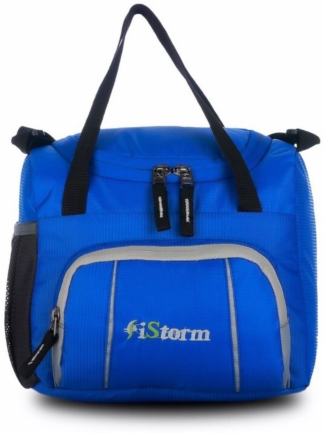 Spice Lunch Bag Royal Blue and Beige Zip Waterproof Lunch Bag-image-41