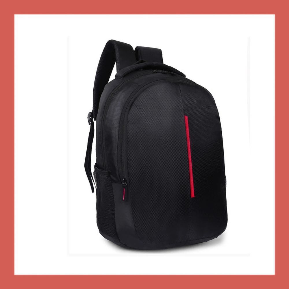 Medium 24 L Laptop Backpack Casual Backpack For Unisex (Black) School Bag-image-33