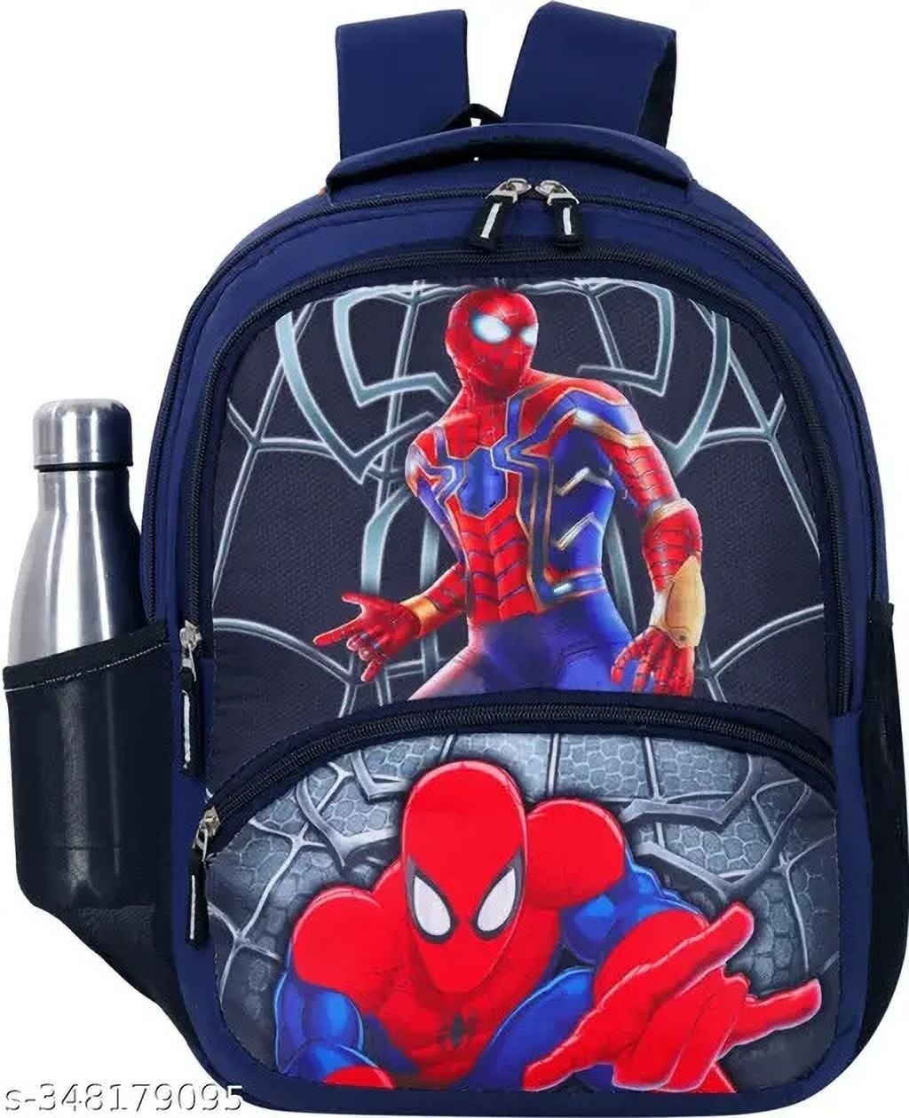 navela Spiderman School Kids Backpack Cartoon Character Bags Waterproof School Bag-picture-13