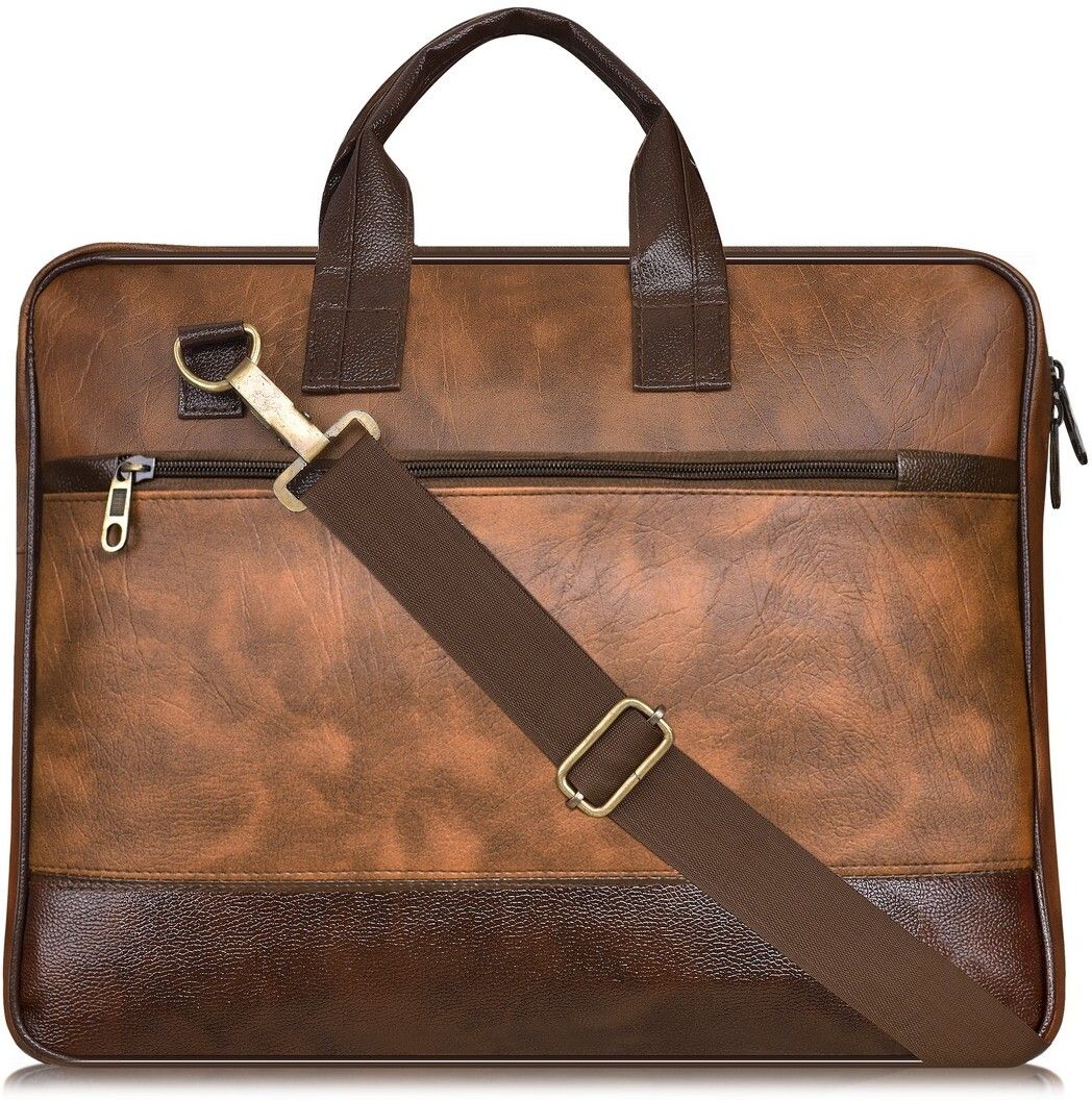 fabrioza Men & Women Tan Messenger Bag-picture-27