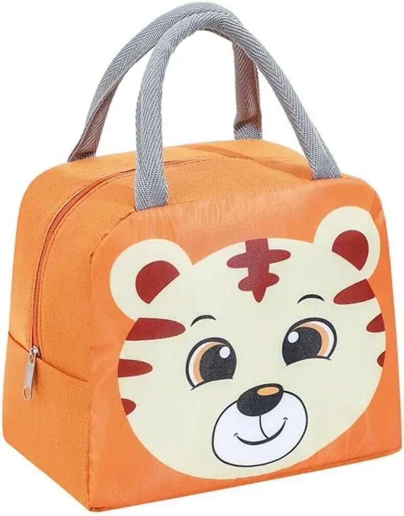 Orange Tiger Lunch Bag Waterproof Lunch Bag