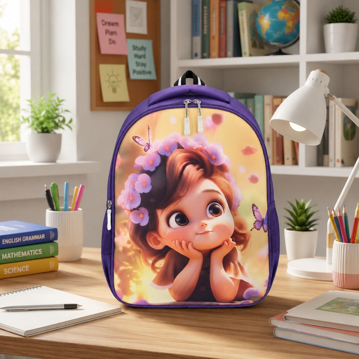 Dream Girl School Backpack Lightweight Waterproof Backpack-image-49