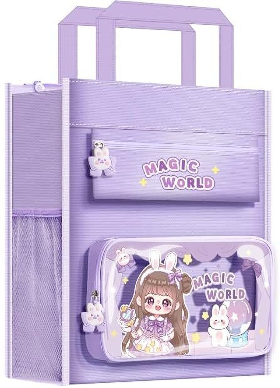 Girl Theme Carry Bag, Multi-Purpose Shopping Bag, Tote Bag, Vegetable Bag Waterproof Shoulder Bag-image-25