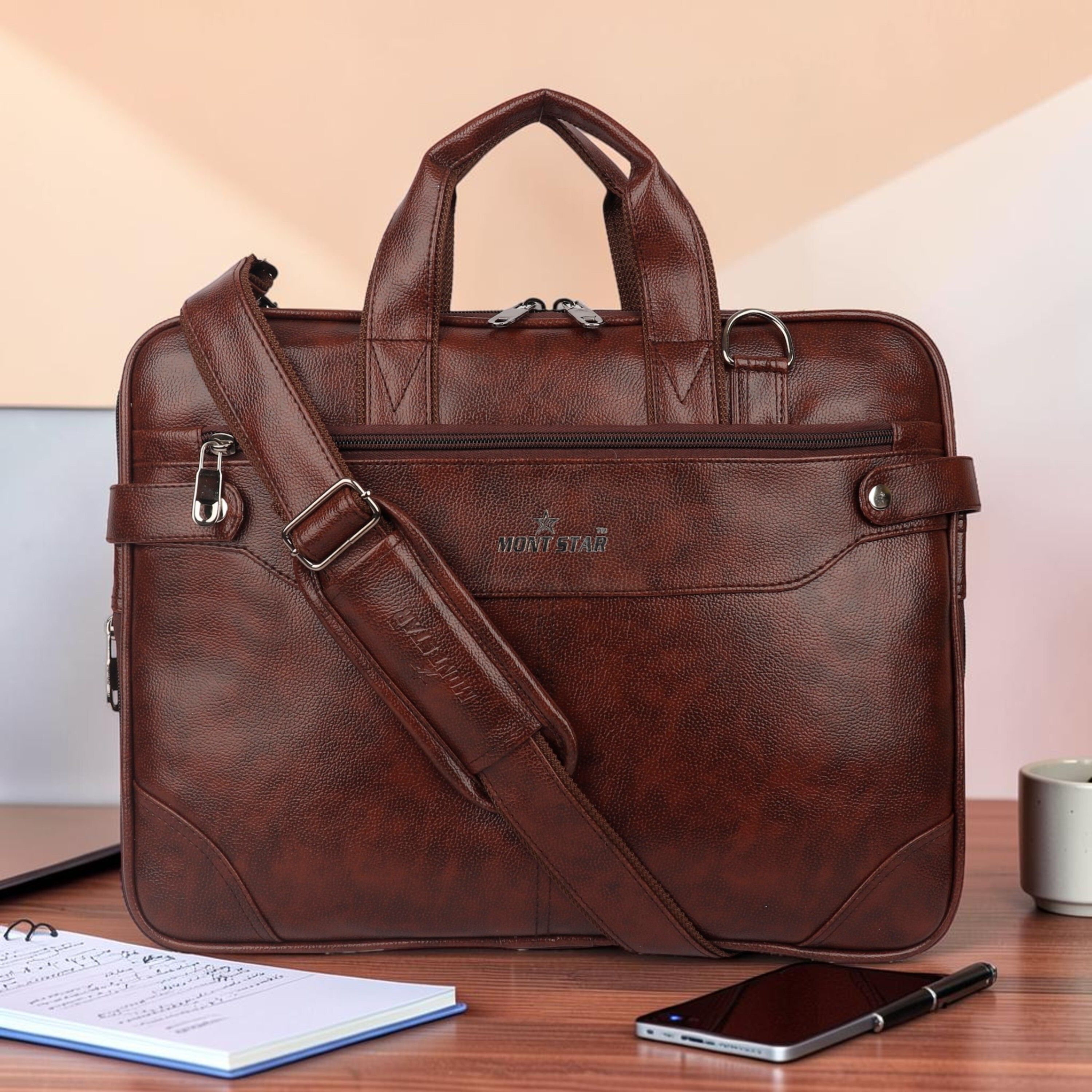 Laptop Office Bag Waterproof Messenger Bag-image-18