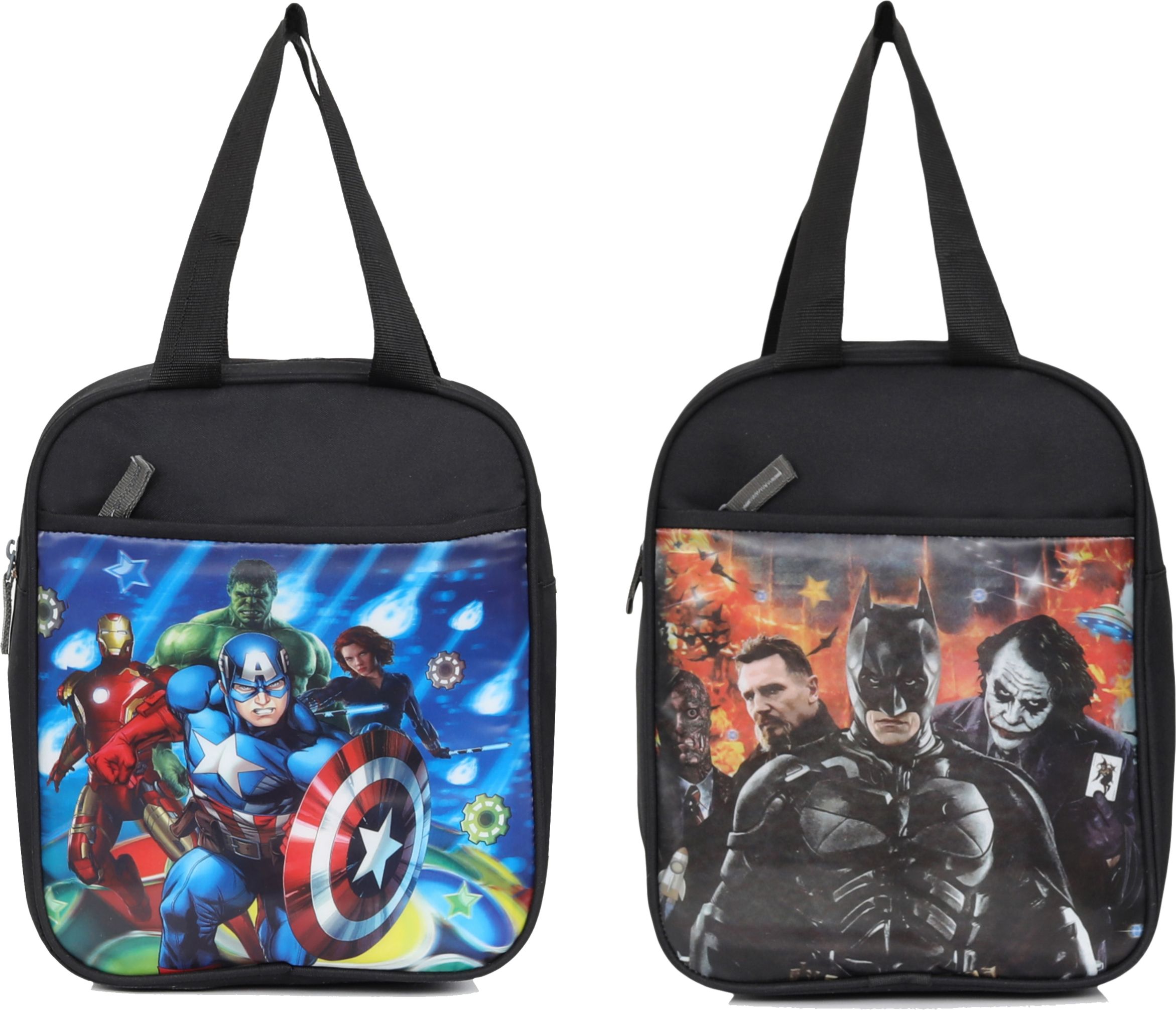 Batman + avenger Lunch Tiffin Bag For School Office Picnic Waterproof Lunch Bag-image-42