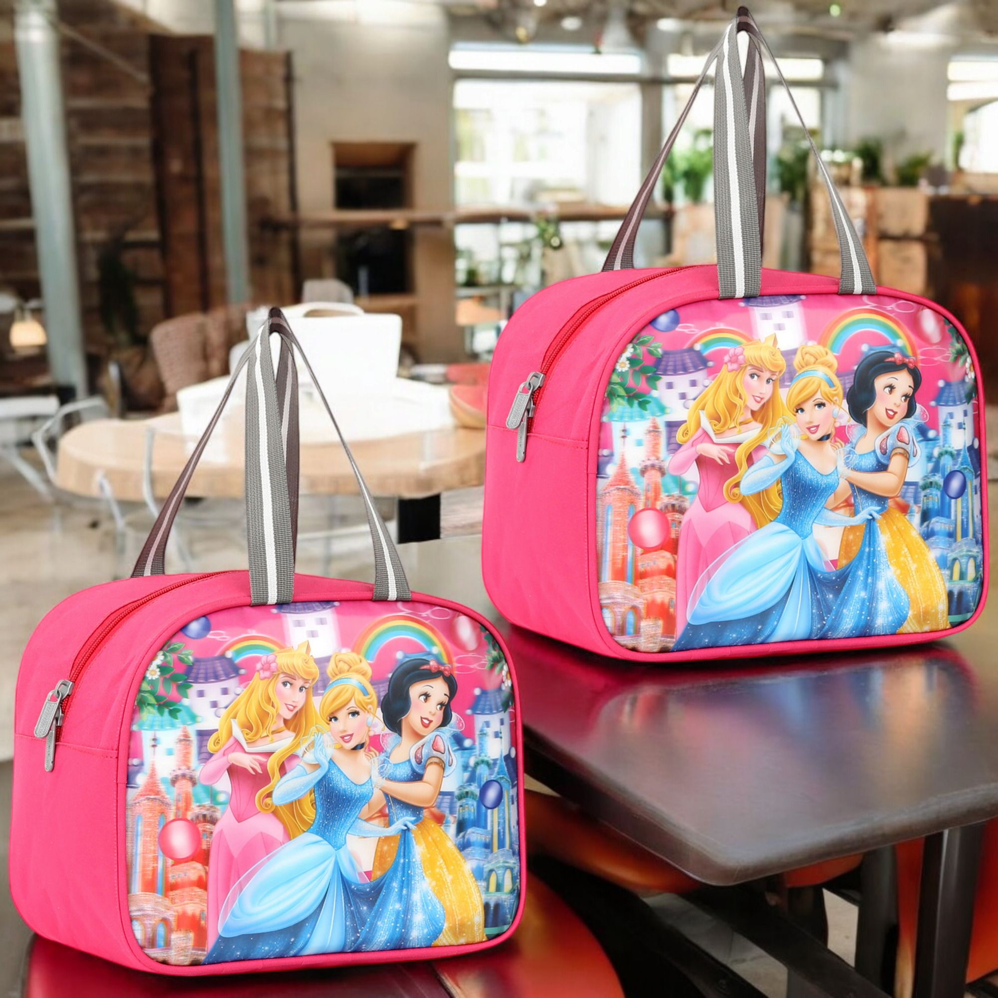 BARBIE Premium & Trendy Combo Lunch Bag/Tiffin Bag For School/Collage & Office Waterproof Lunch Bag-image-47