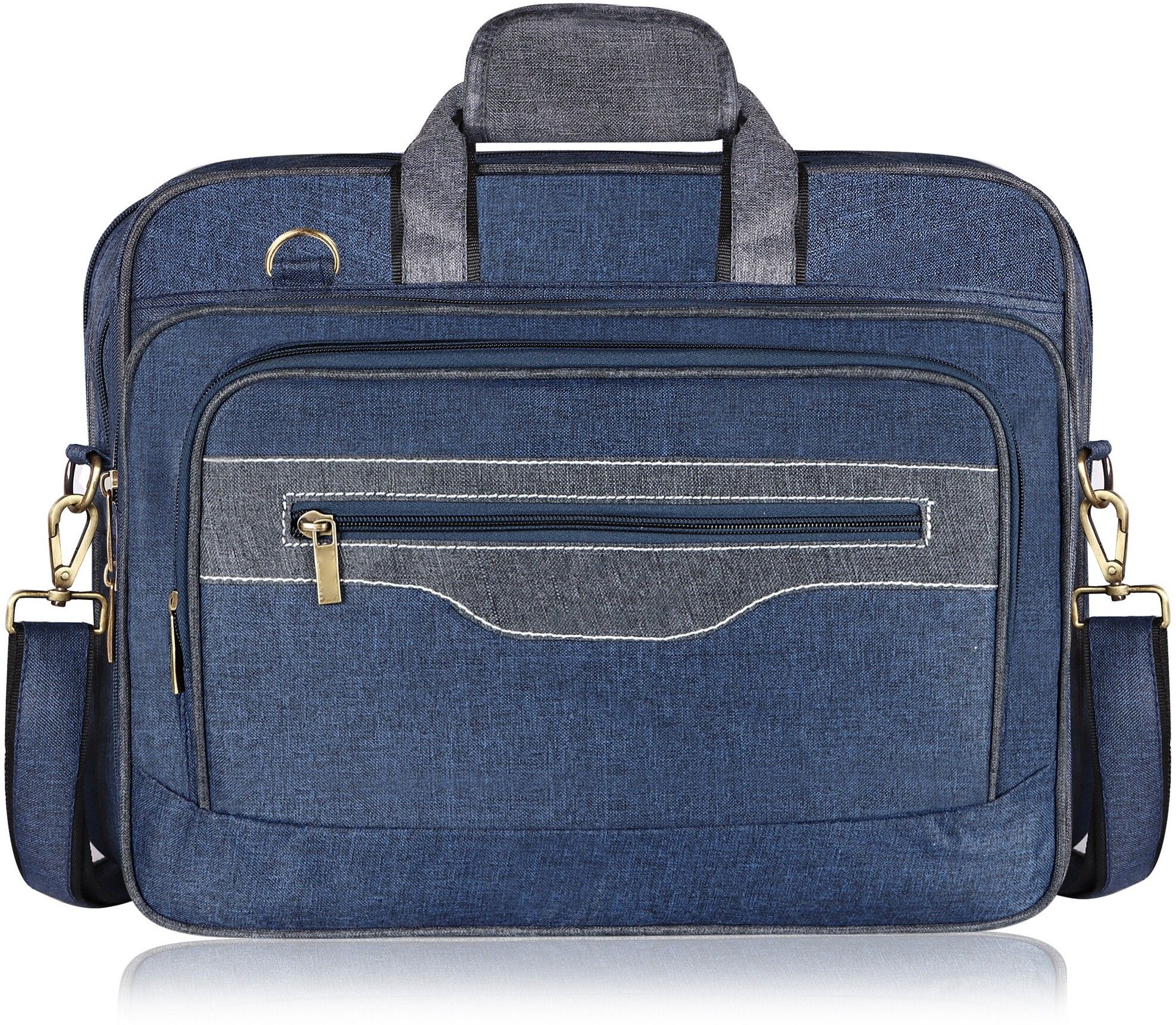 Men Blue Messenger Bag-image-17