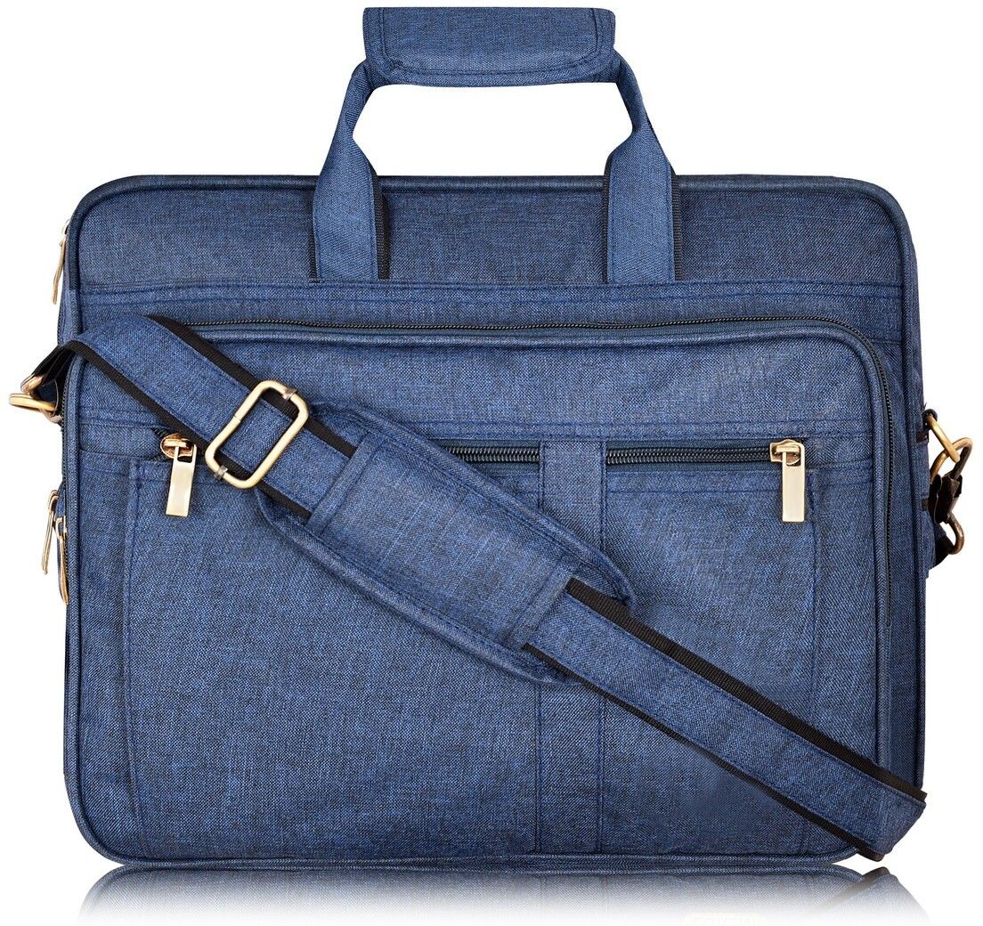 Men Blue Messenger Bag-image-13