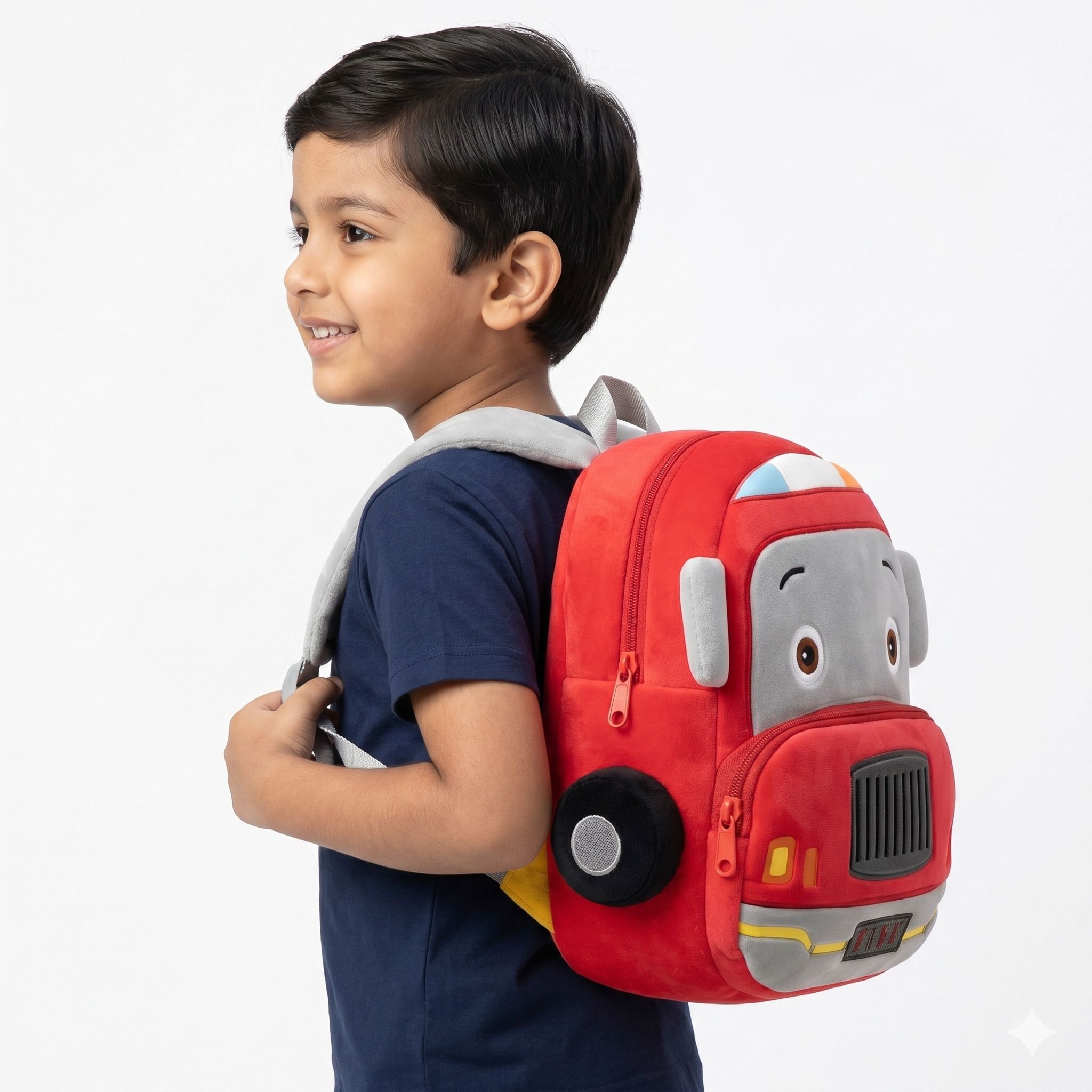Small 10 L Backpack Stlylish Red CarWaterproof School Bag for Girls and Boys-image-23