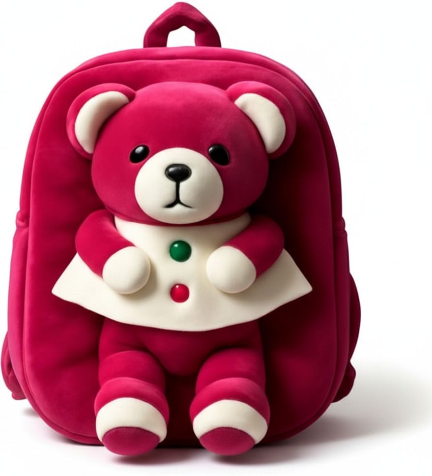 S49-Plush Teddy School Bag Backpack-image-38