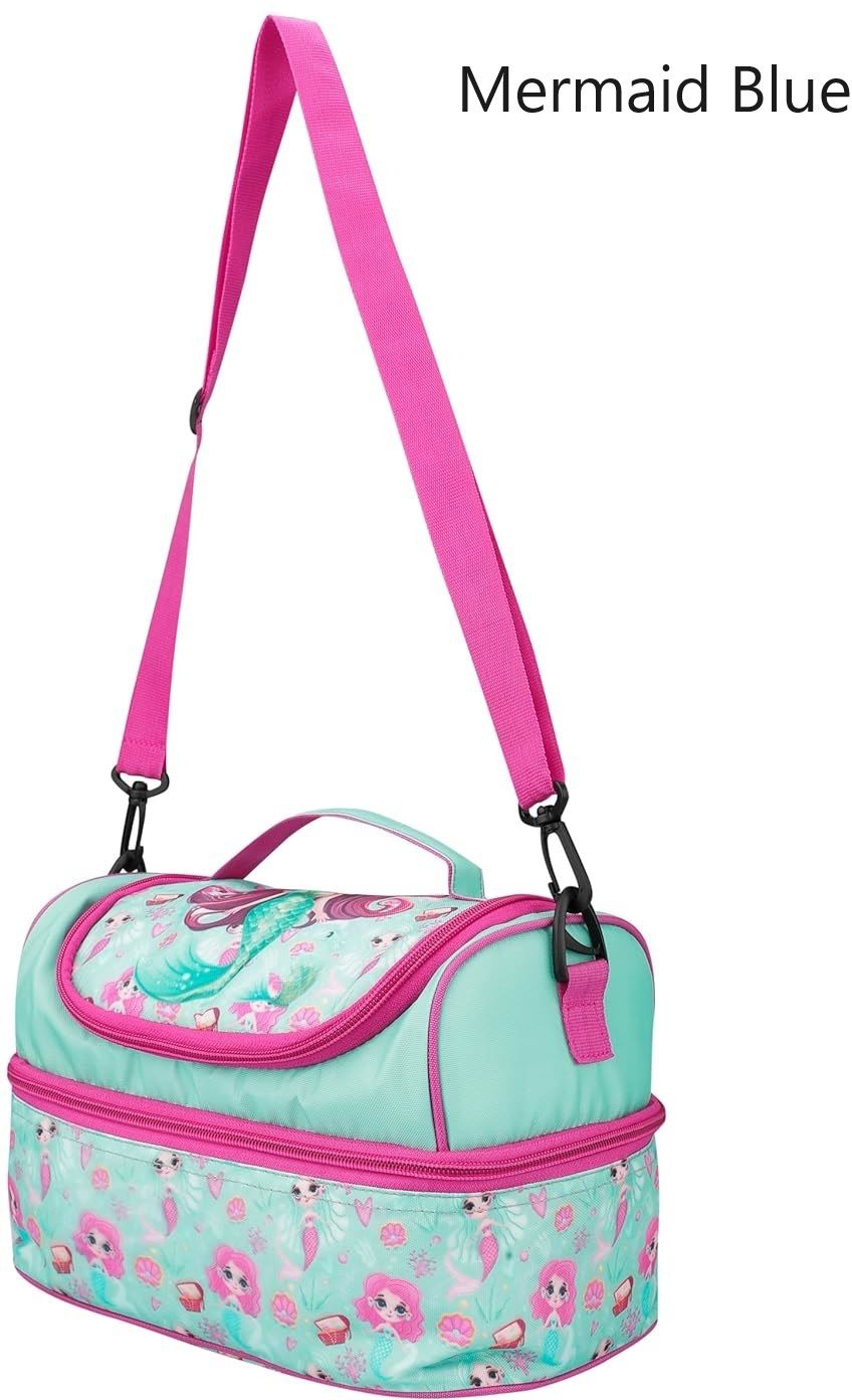 kunya Multi Compartment 2 Slot Lunch Bag Double Insulated Tiffin Lunch Bag Waterproof Lunch Bag-picture-22