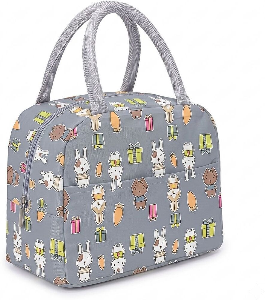 raavsun enterprises Portable and Reusable Insulated Nylon Lunch Bags Women & girls Waterproof Lunch Bag-picture-24