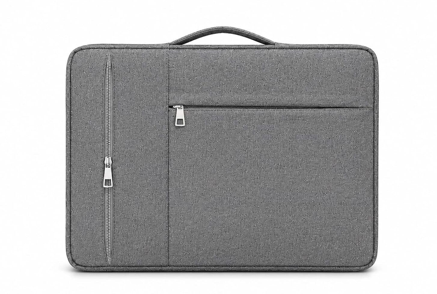 vishbin Laptop Sleeve Bag with Handle & 3 Front Pockets Waterproof Laptop Sleeve/Cover-picture-17