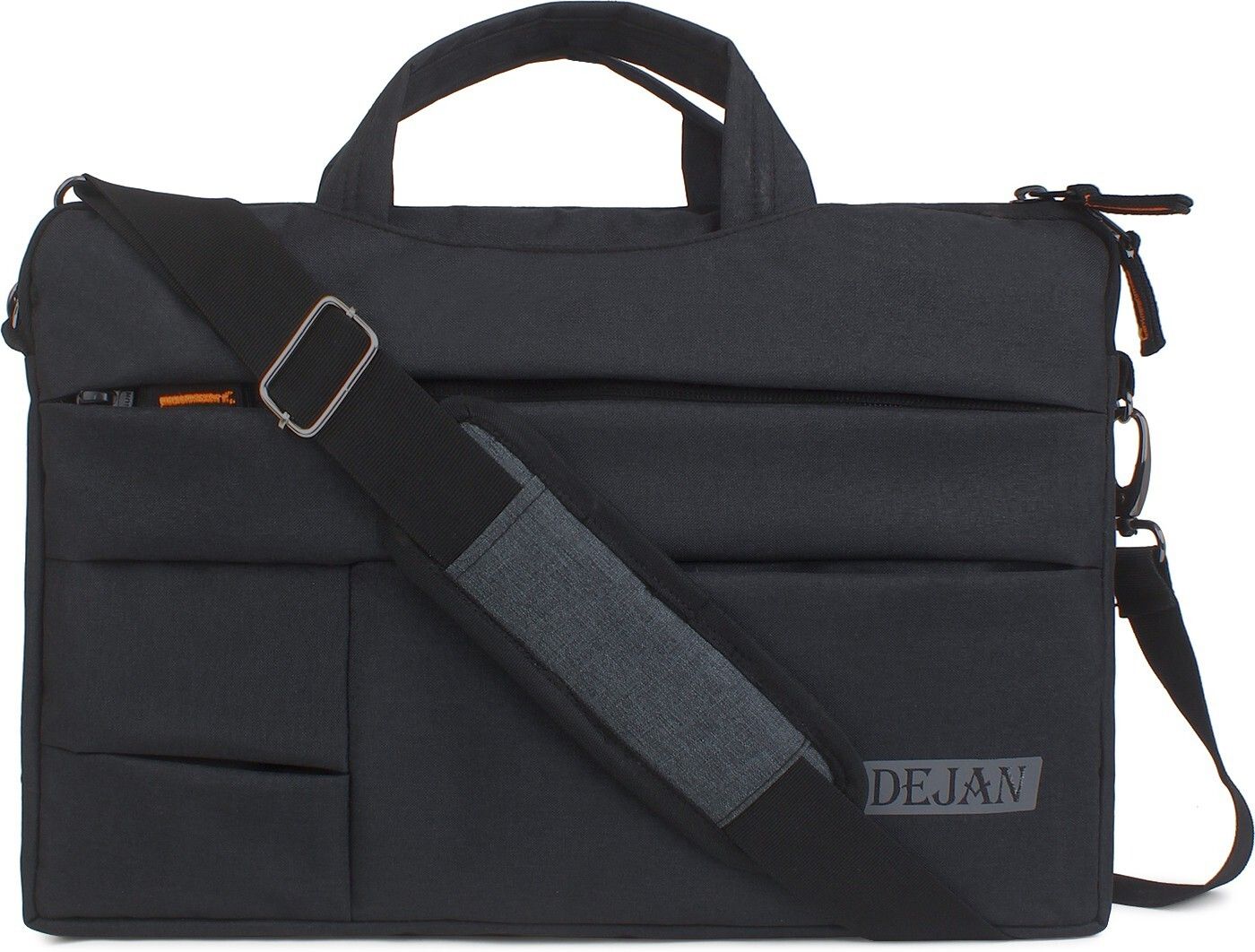 15.6 inch Laptop Messenger Sling | Office Bag | Briefcase | Shoulder Bag (Black) Waterproof Messenger Bag-image-48