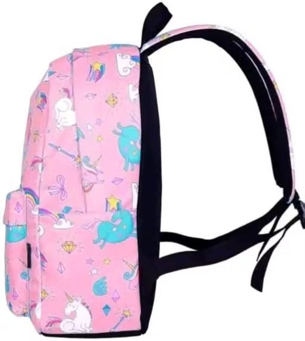 Unicorn Print Backpack School Bag-image-44