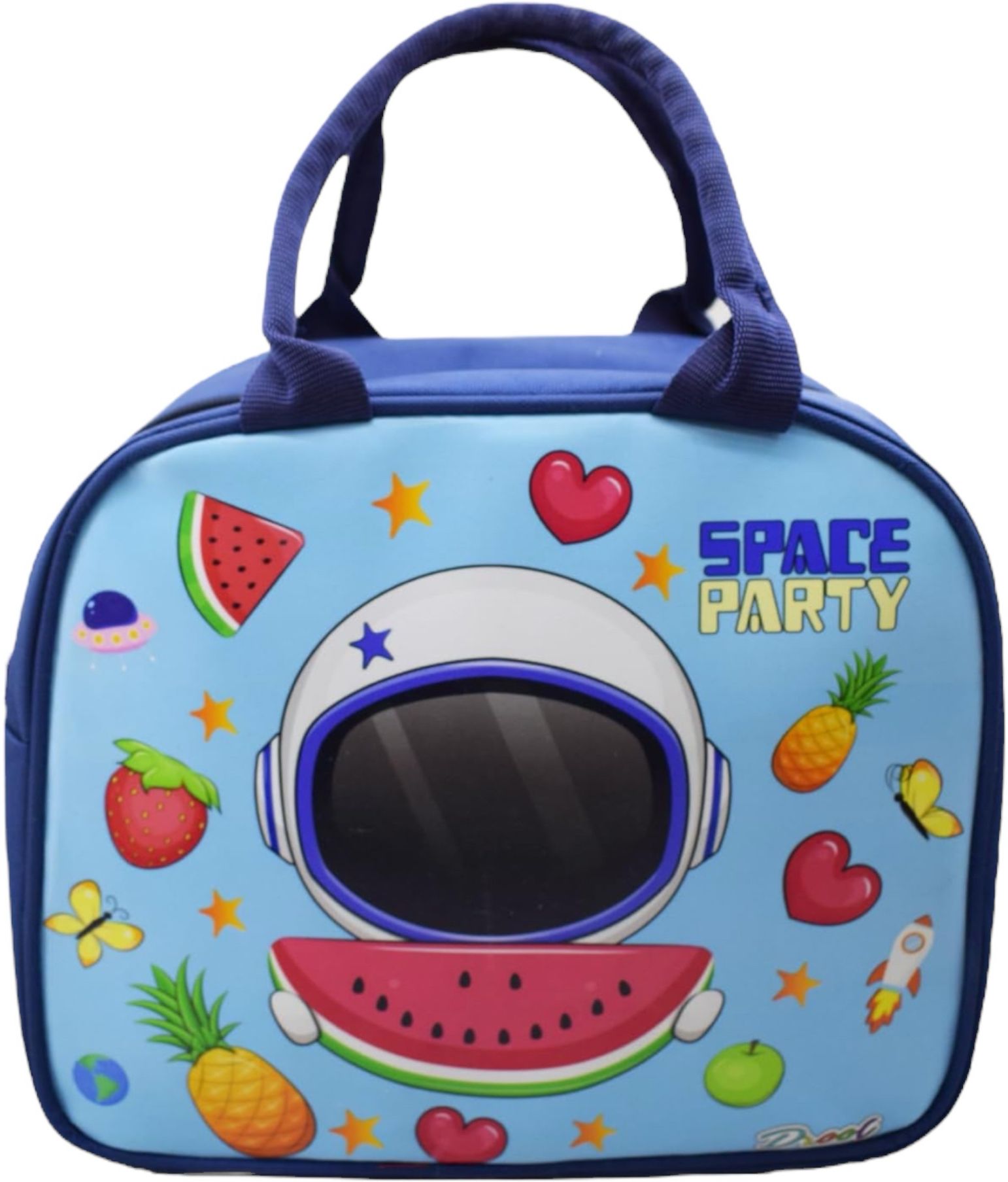 space astronaut Insulated Lunch Bag for Kids School | Picnic Organizer Reusable Waterproof Lunch Bag-image-41