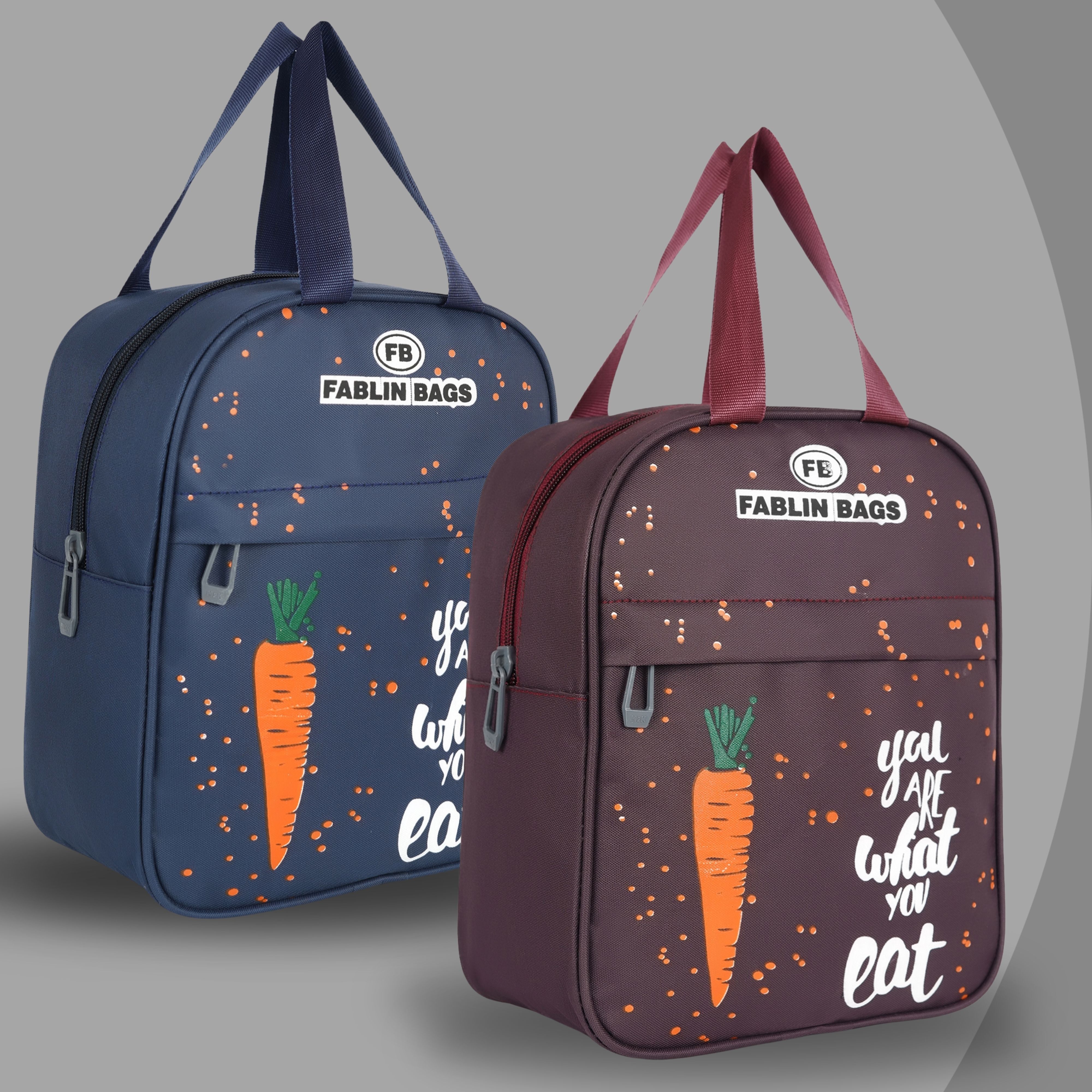 fablin Smart Carry Printed Tiffin Bag Combo Pack of 2 Waterproof Lunch Bag-picture-21