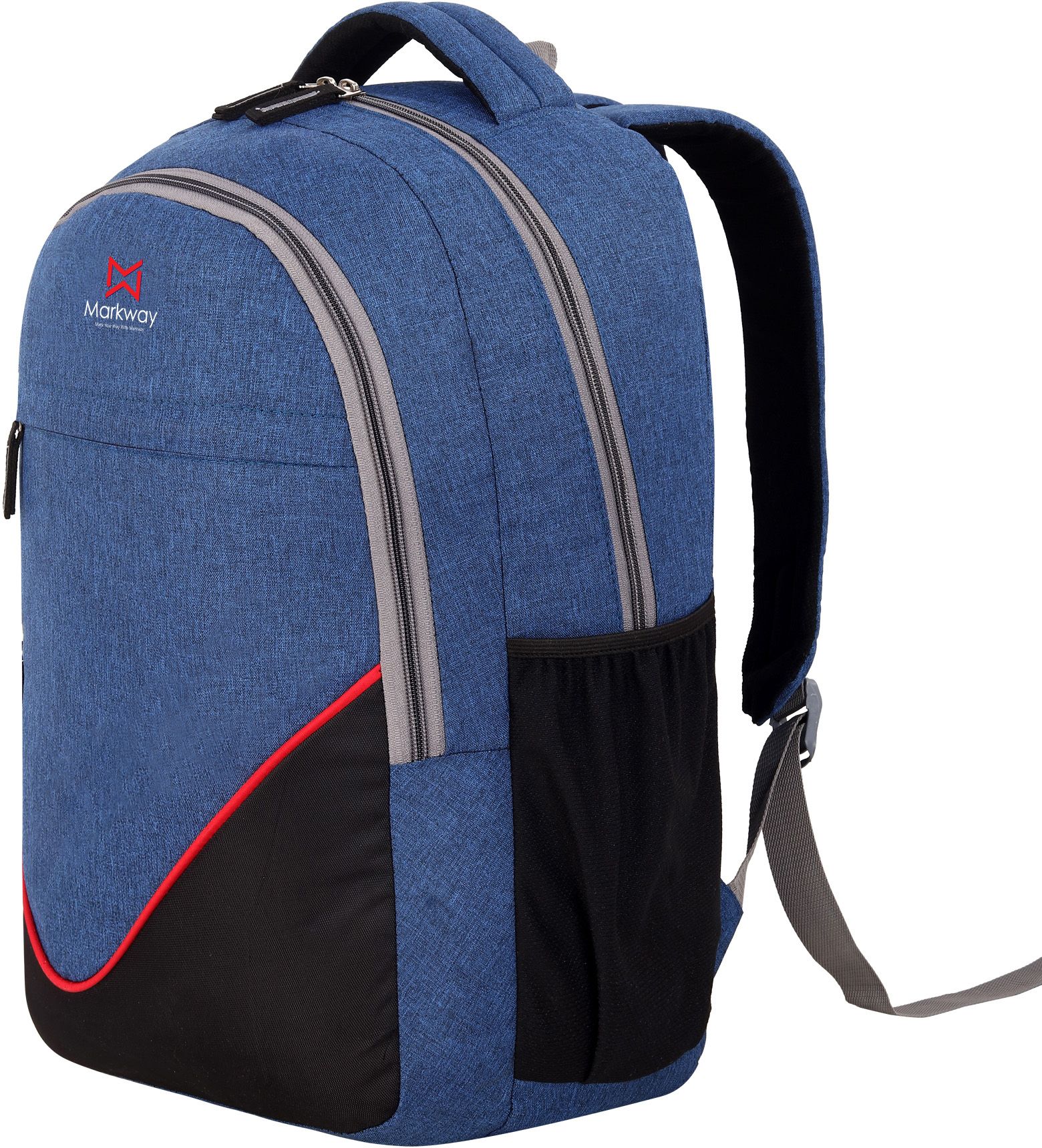 35 L Hand Duffel Bag - Large 35 L Laptop Backpack Water Resistant Backpack Waterproof School Bag - Blue - Regular Capacity